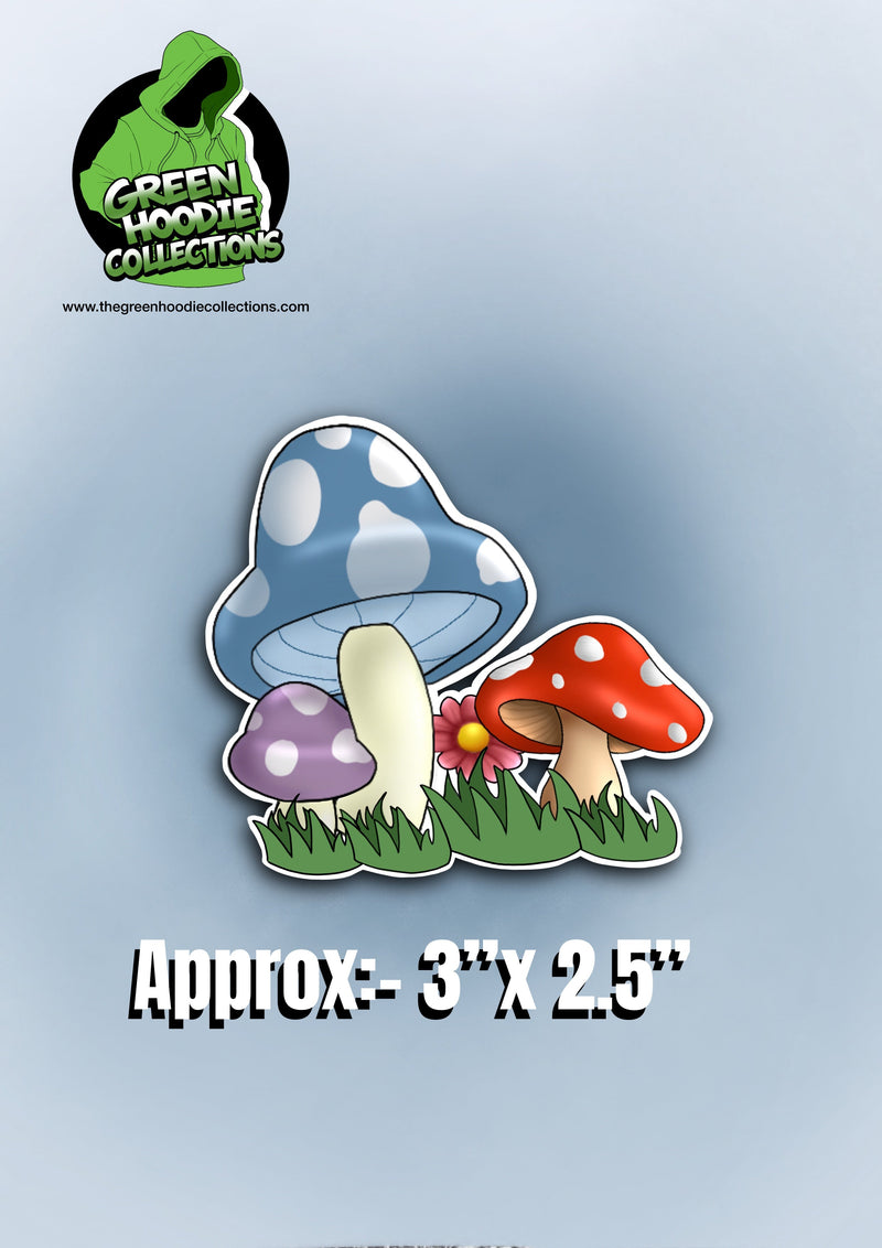 Mushroom Vinyl Stickers
