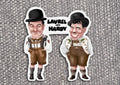 Vinyl Stickers Laurel and Hardy Stickers