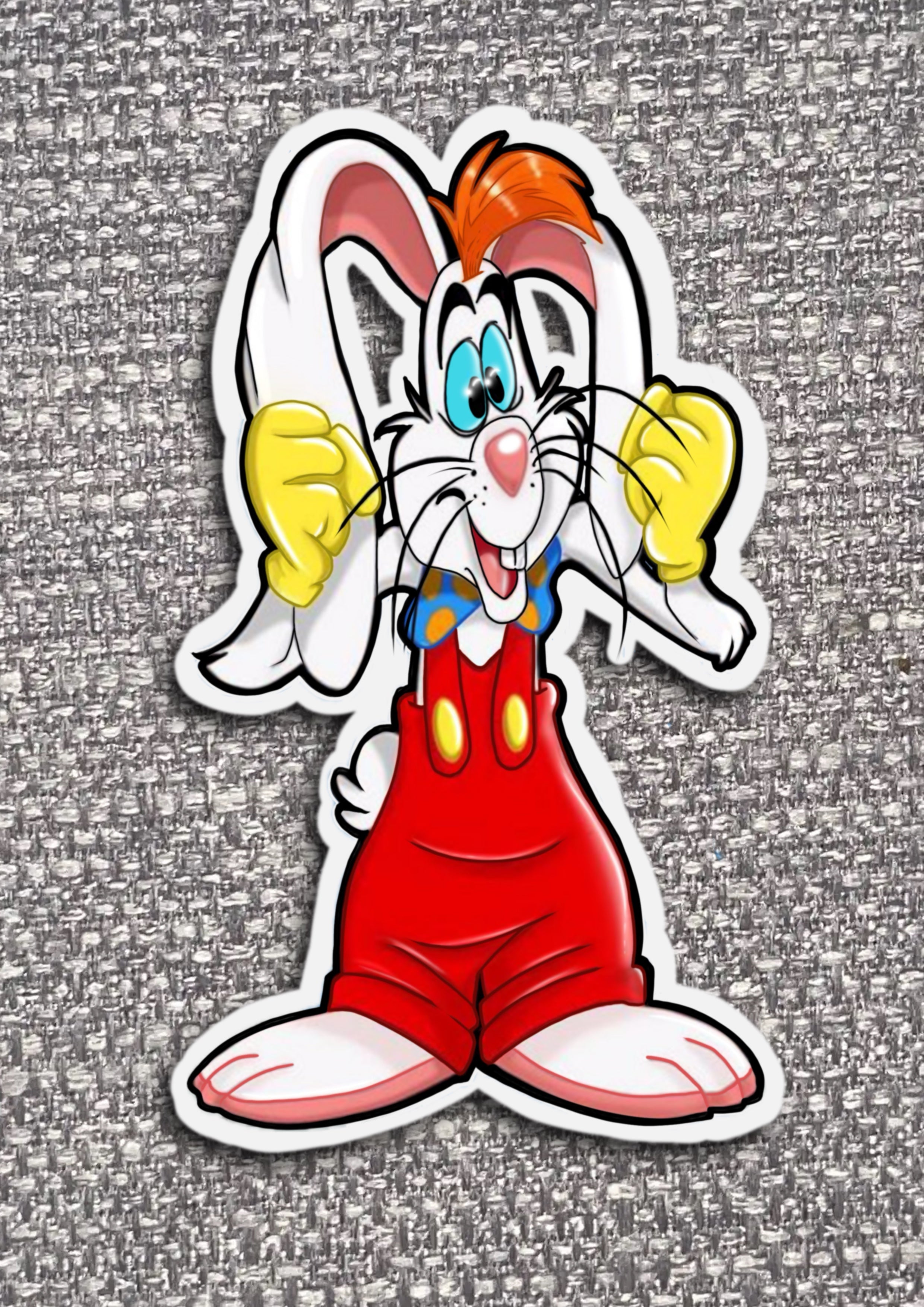 Vinyl Stickers Rodger Rabbit cartoons