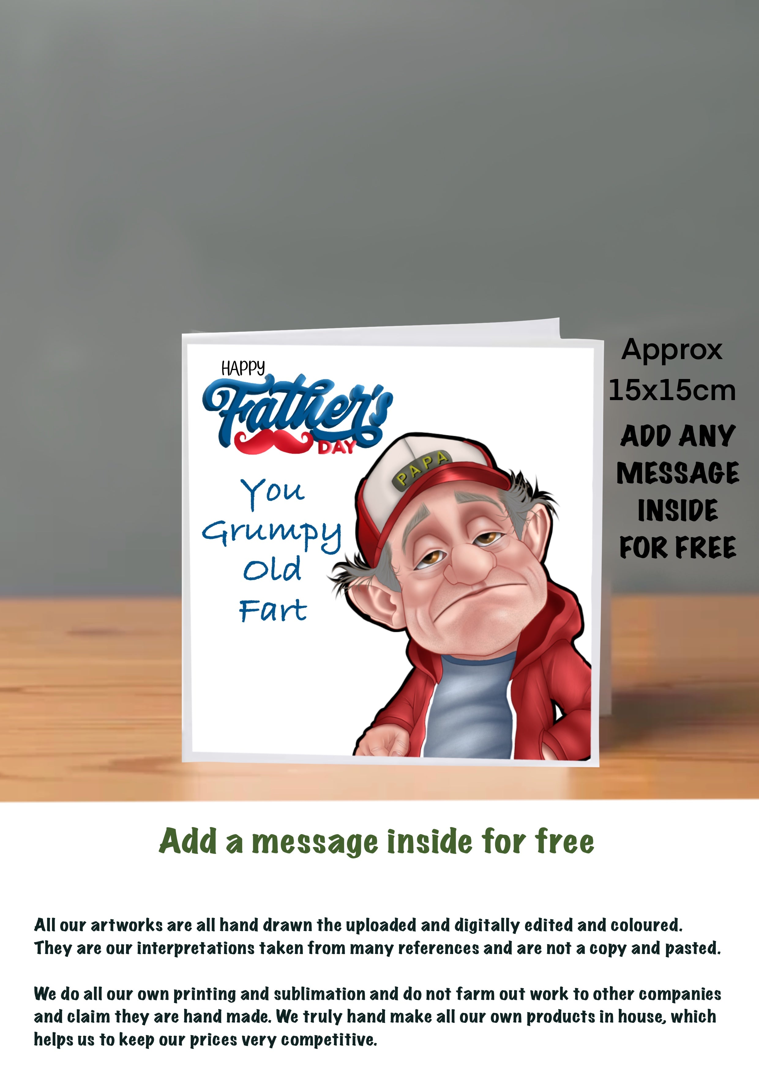 Fathers Day Cards grumpy old fart
