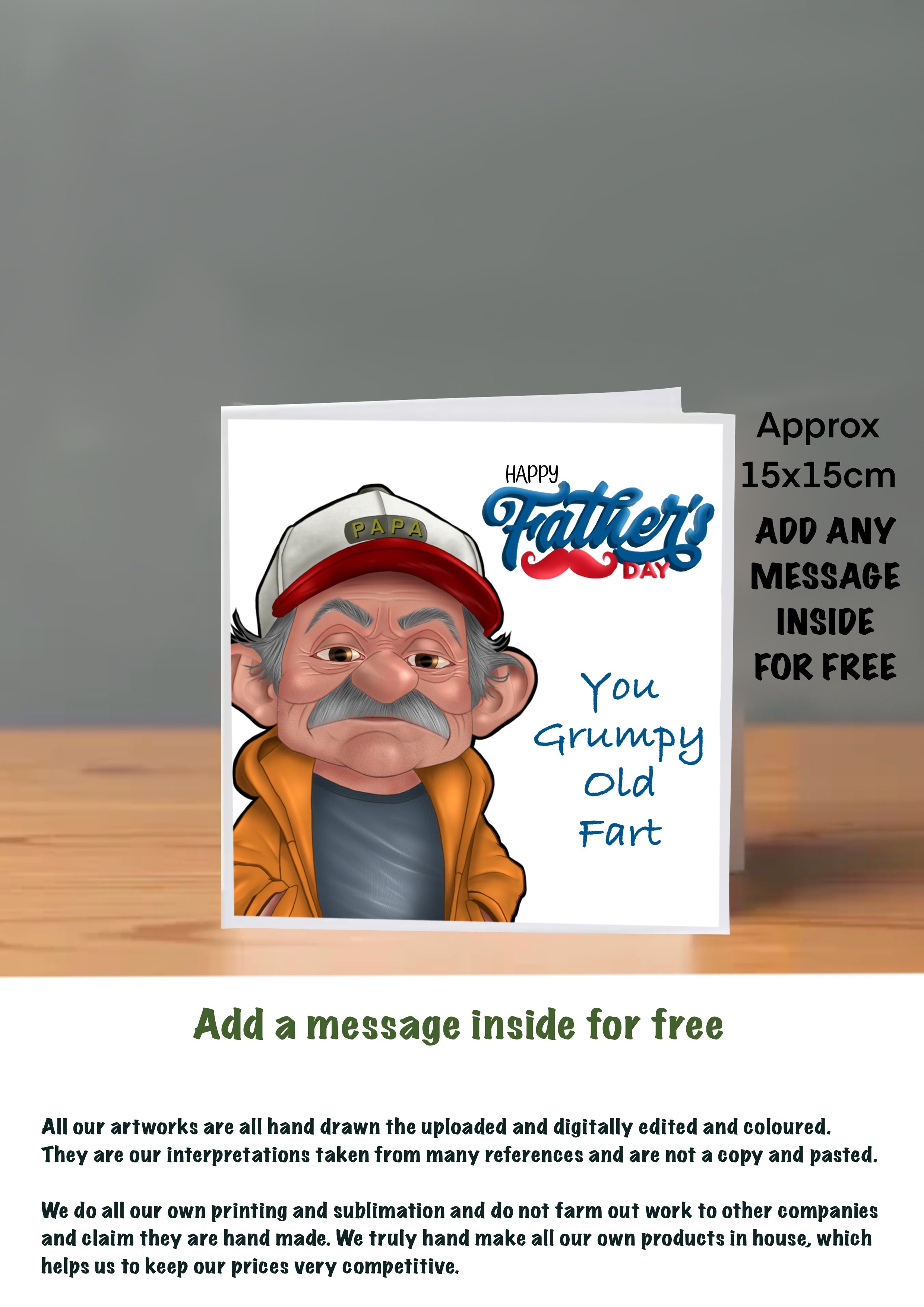Fathers Day Cards grumpy old fart