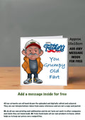 Fathers Day Cards grumpy old fart