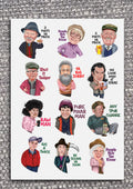 12 Vinyl Stickers Still Game Stickers auld pals and sayings
