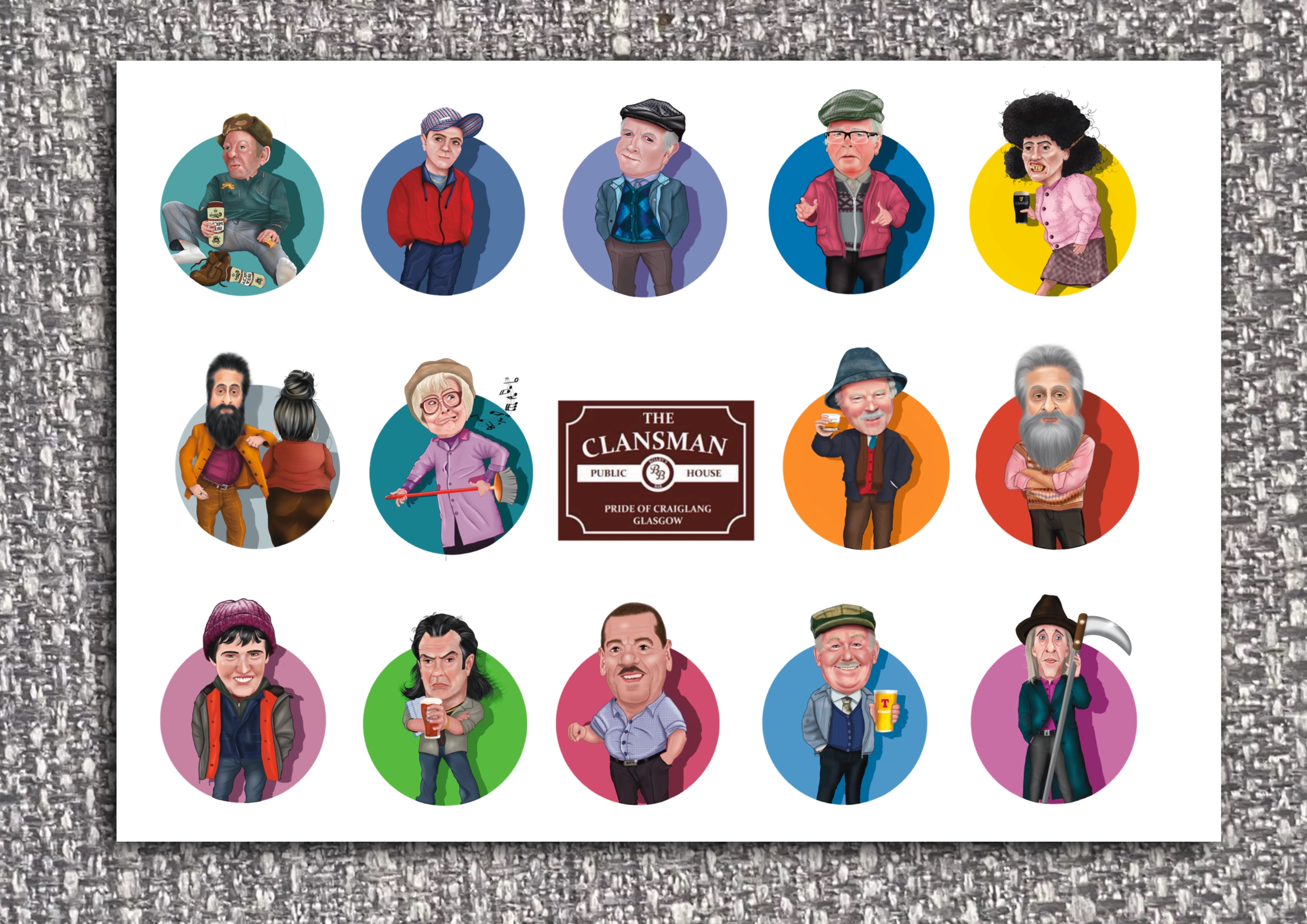 15 Vinyl Stickers Still Game Stickers auld pals by The Green Hoodie Collections