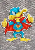 Vinyl Duck Stickers