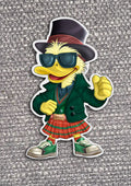 Vinyl Duck Stickers Scottish