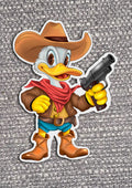 Vinyl Duck Stickers Cowboy