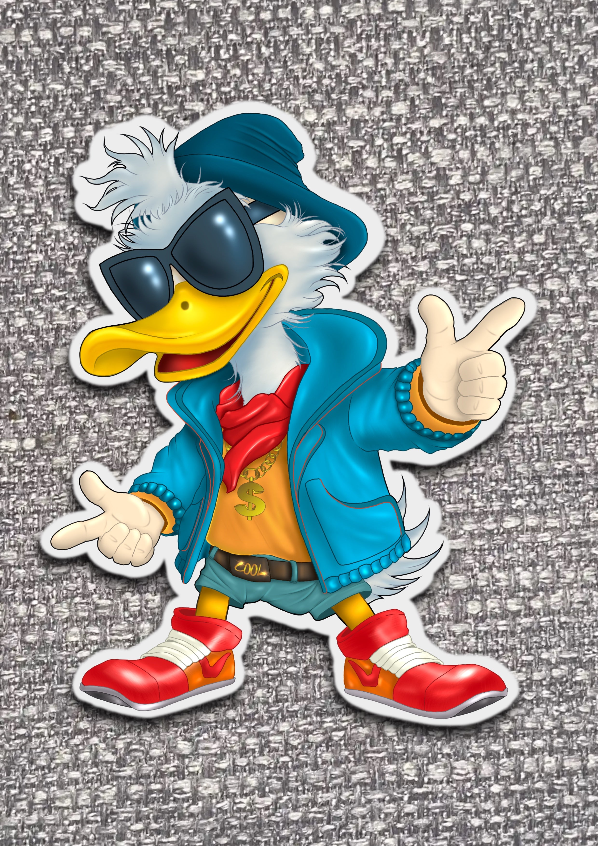 Vinyl Duck Stickers Cool