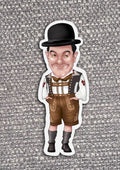 2 x Vinyl Stickers Laurel and Hardy Stickers
