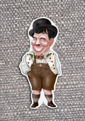 Vinyl Stickers Laurel and Hardy Stickers by The Green Hoodie Collections