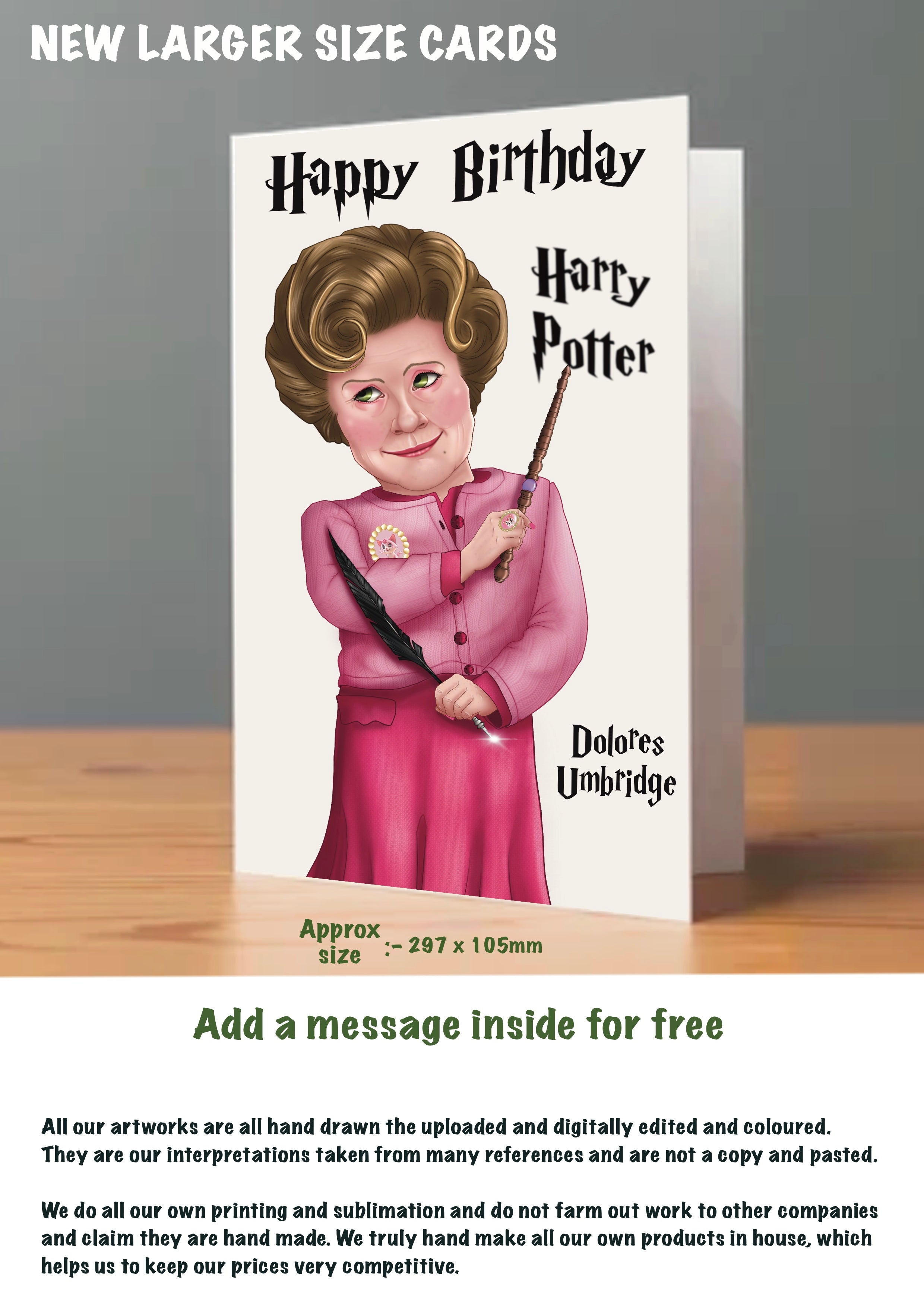 Harry Potter Birthday Cards