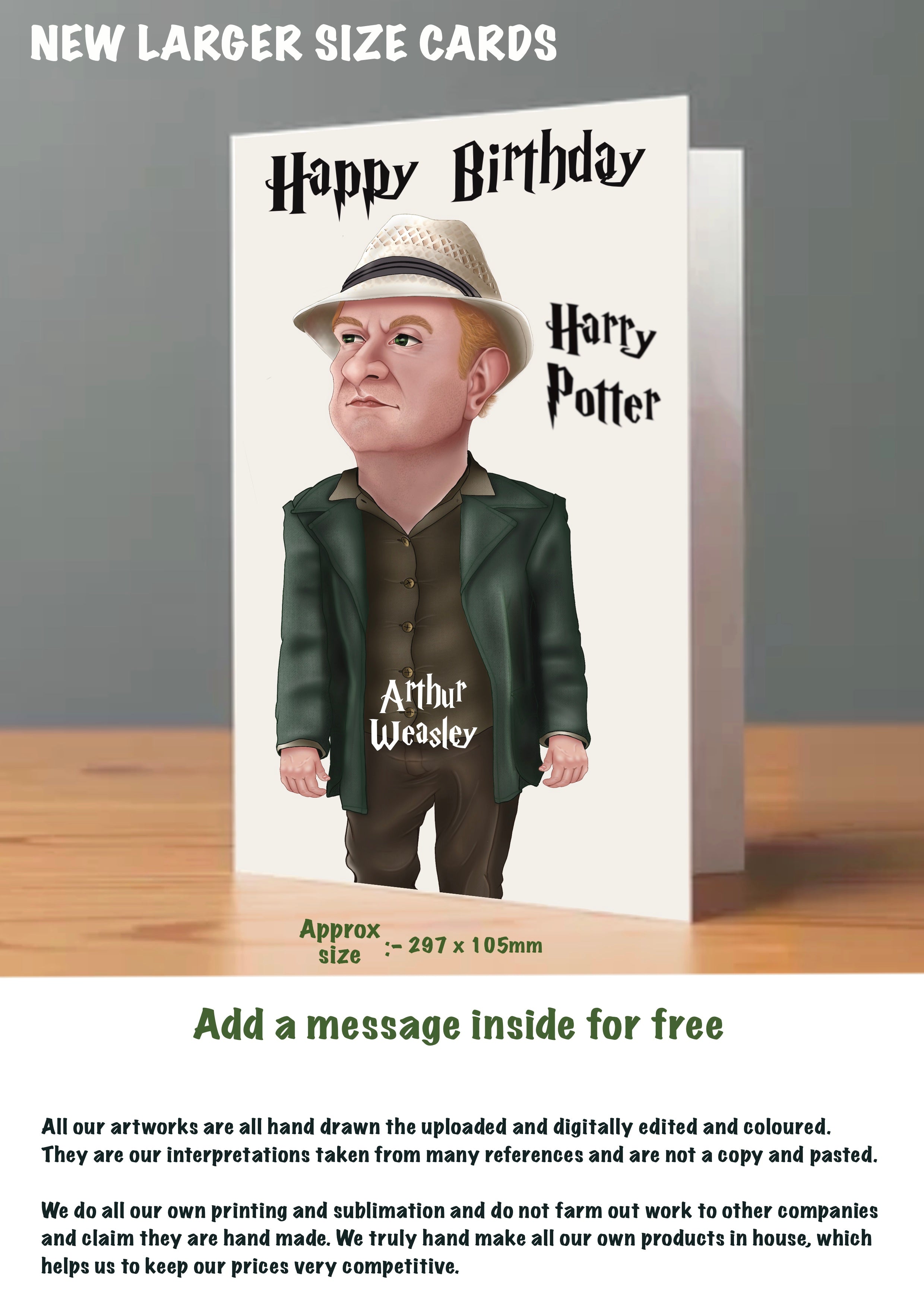 Harry Potter Birthday Cards