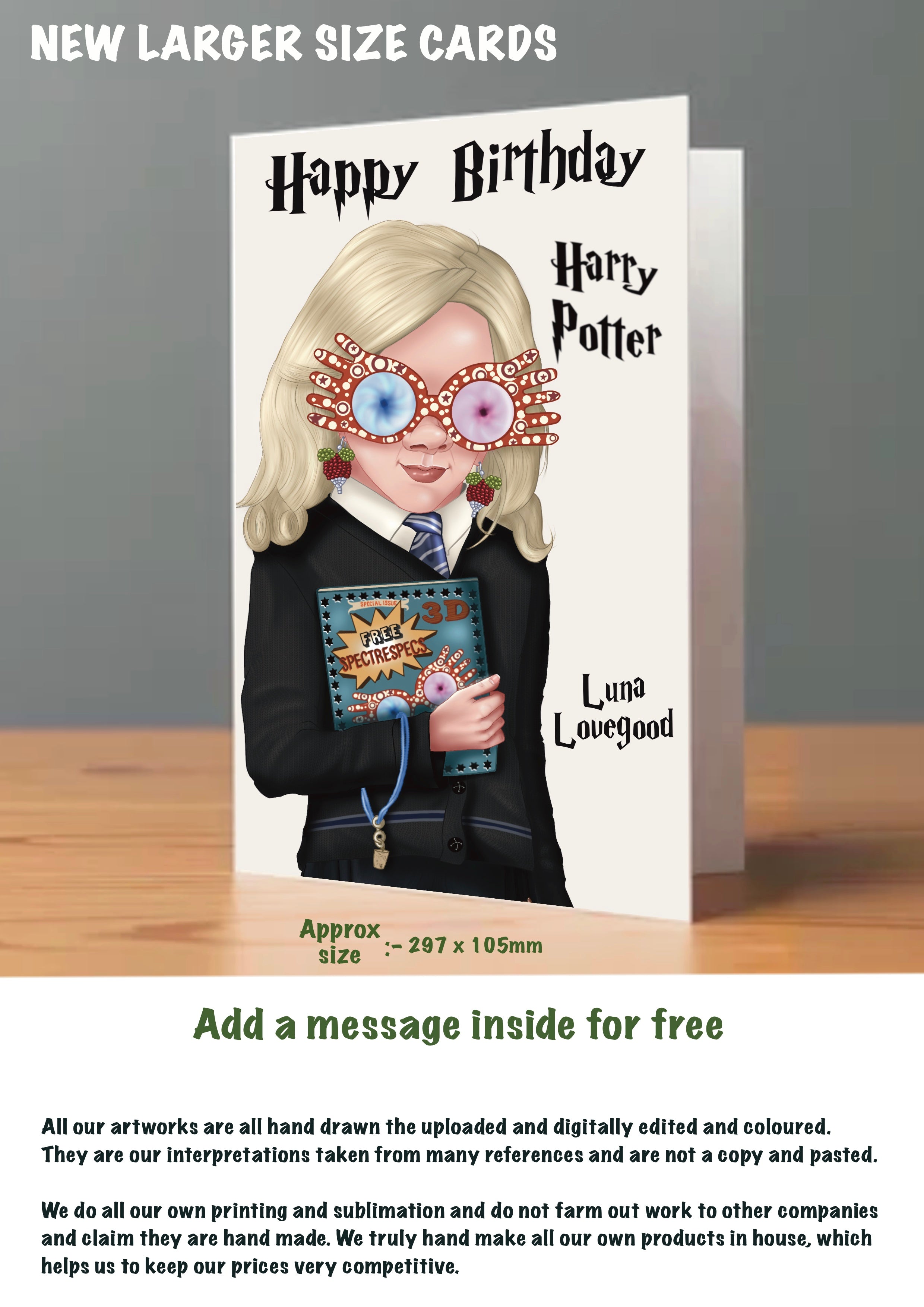 Harry Potter Birthday Cards
