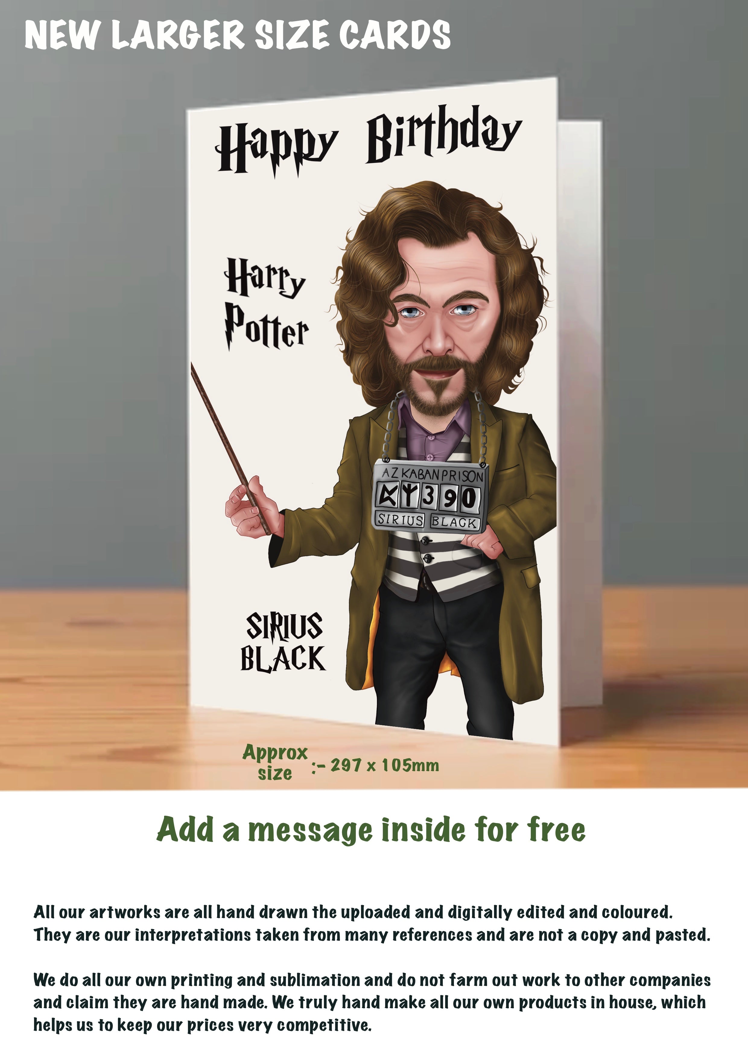 Harry Potter Birthday Cards