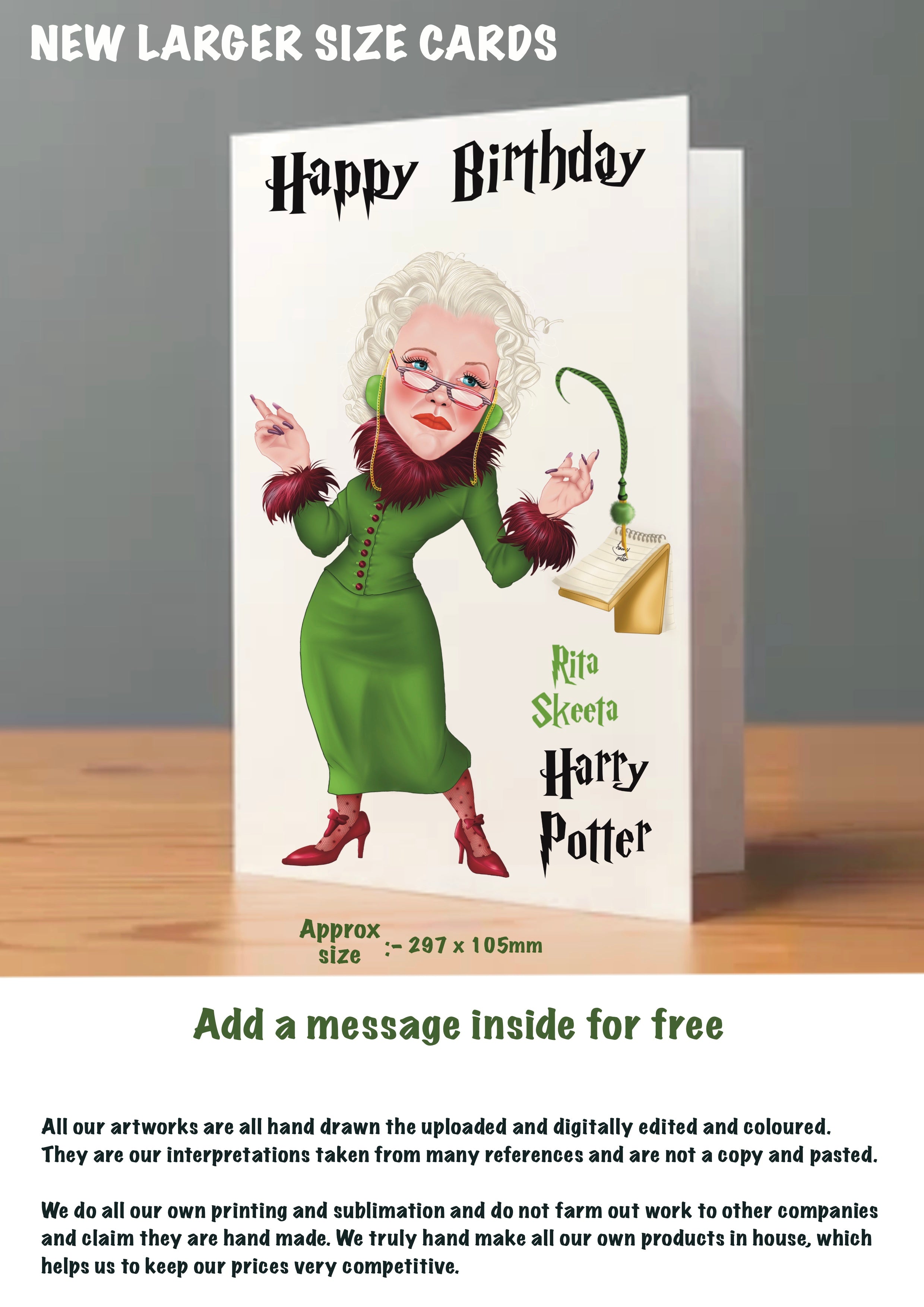Harry Potter Birthday Cards
