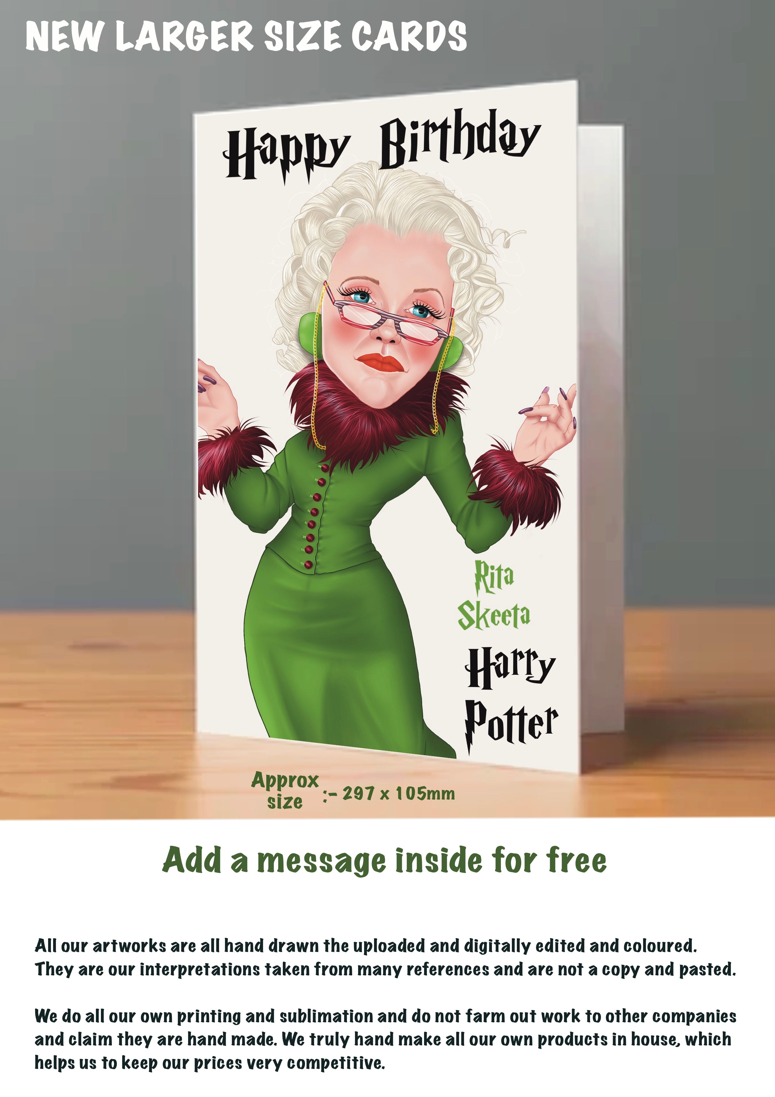 Harry Potter Birthday Cards