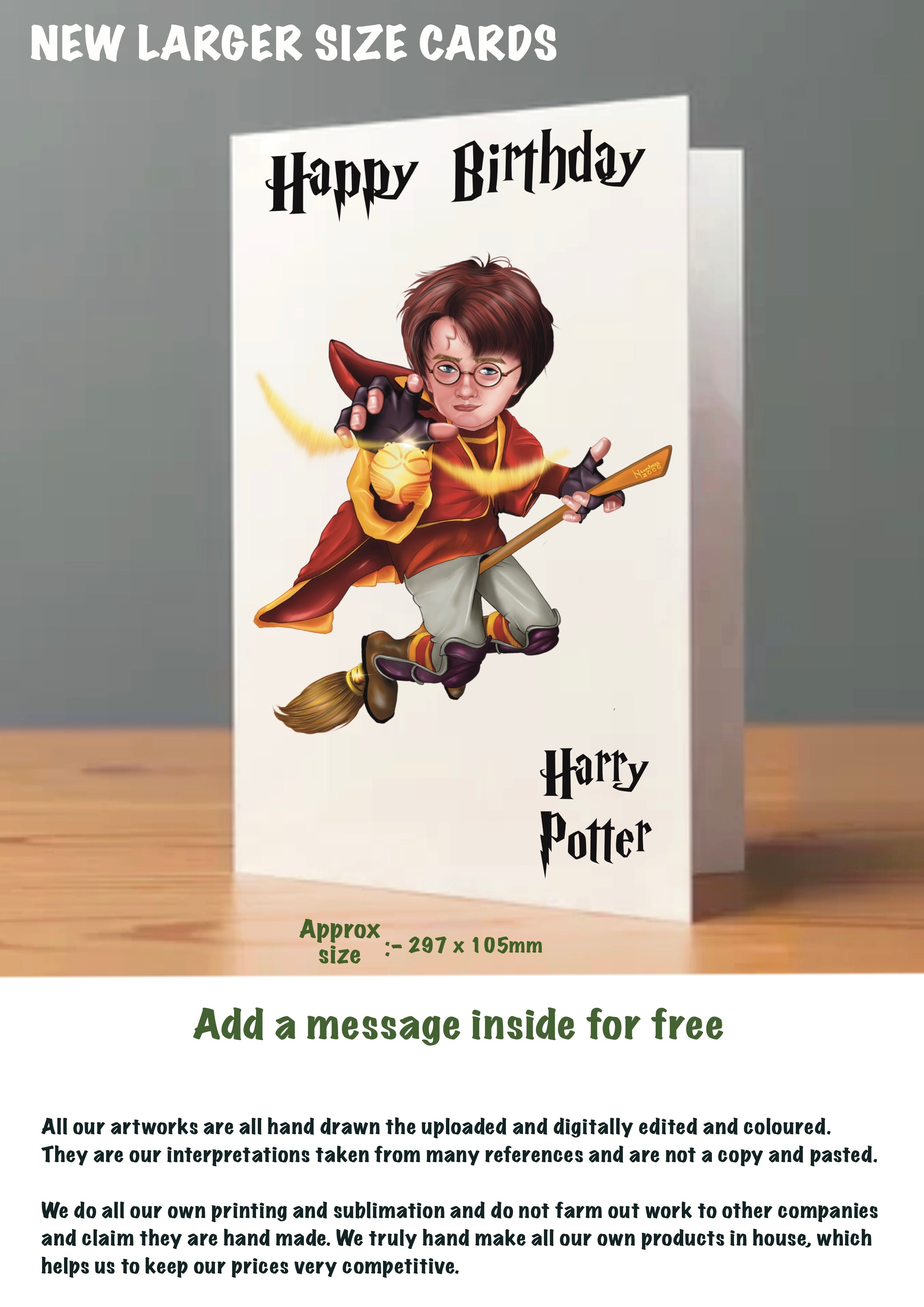 Harry Potter Birthday Cards