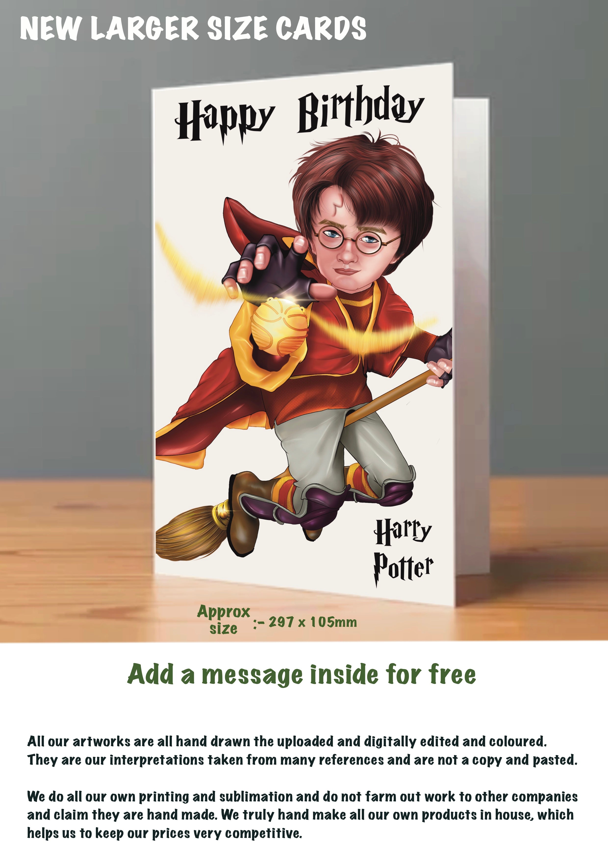 Harry Potter Birthday Cards