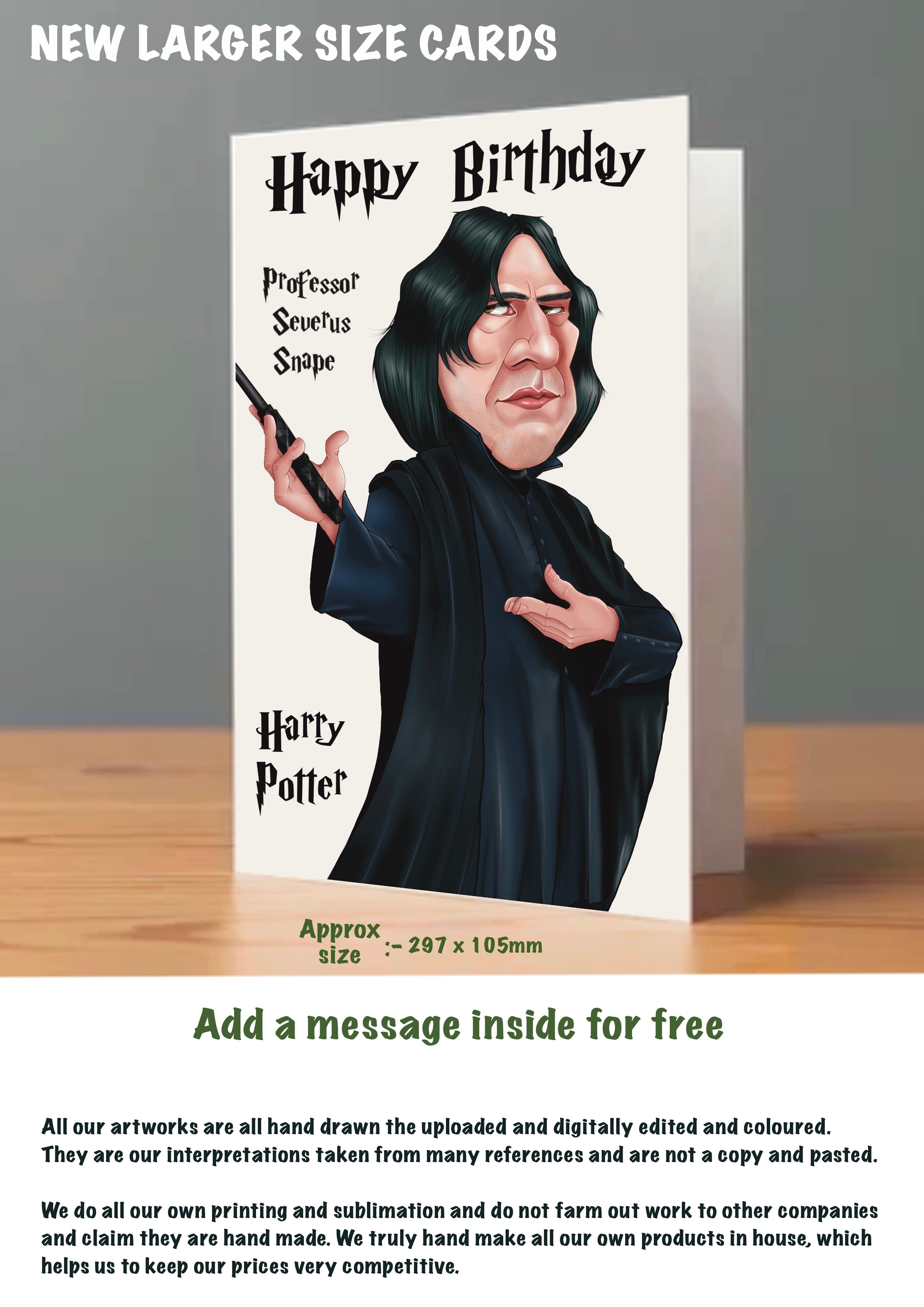 Harry Potter Birthday Cards
