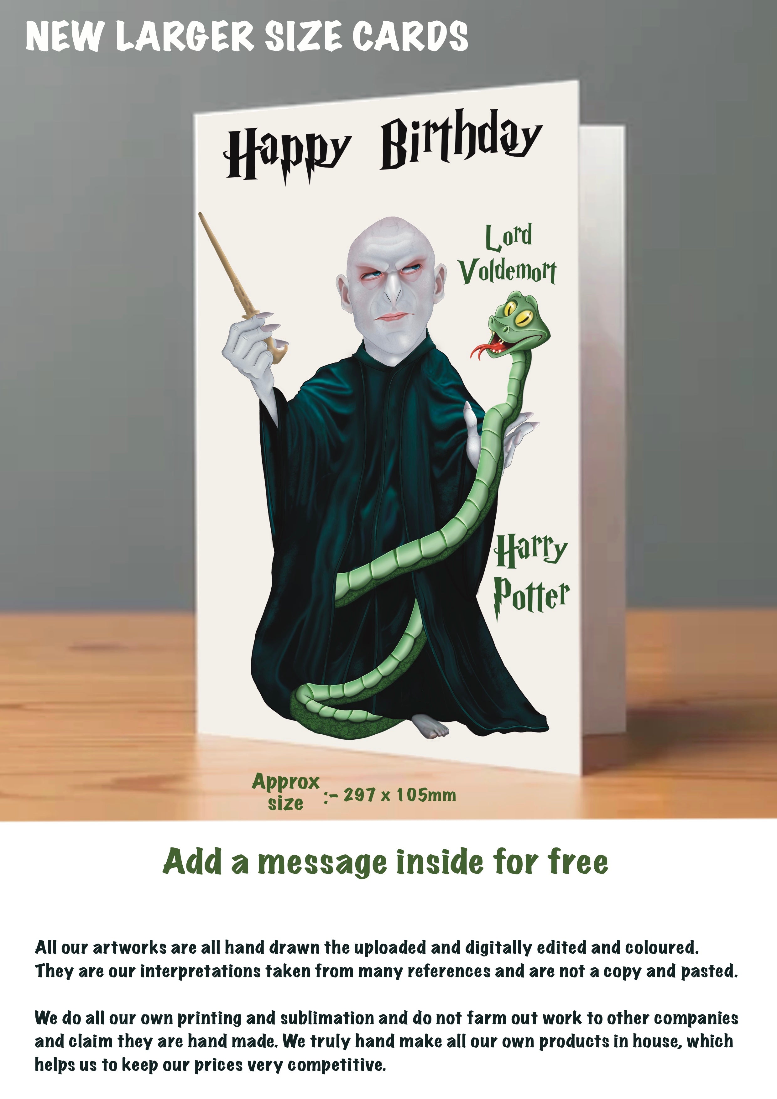 Harry Potter Birthday Cards
