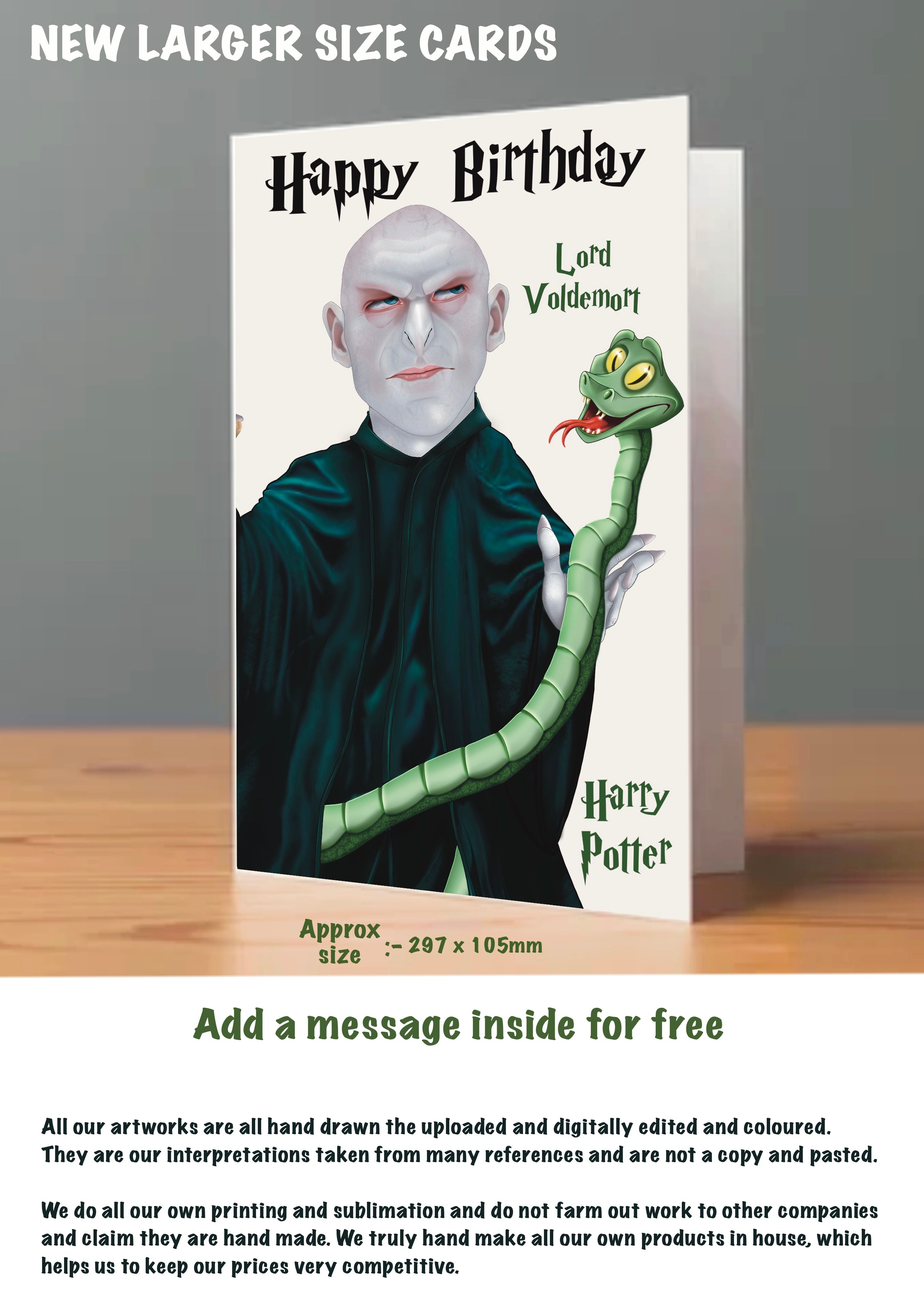 Harry Potter Birthday Cards