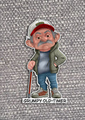 Old People Stickers with sayings