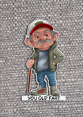 Old People Stickers with sayings