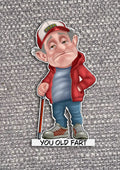 Old People Stickers with sayings