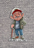 Old People Stickers with sayings