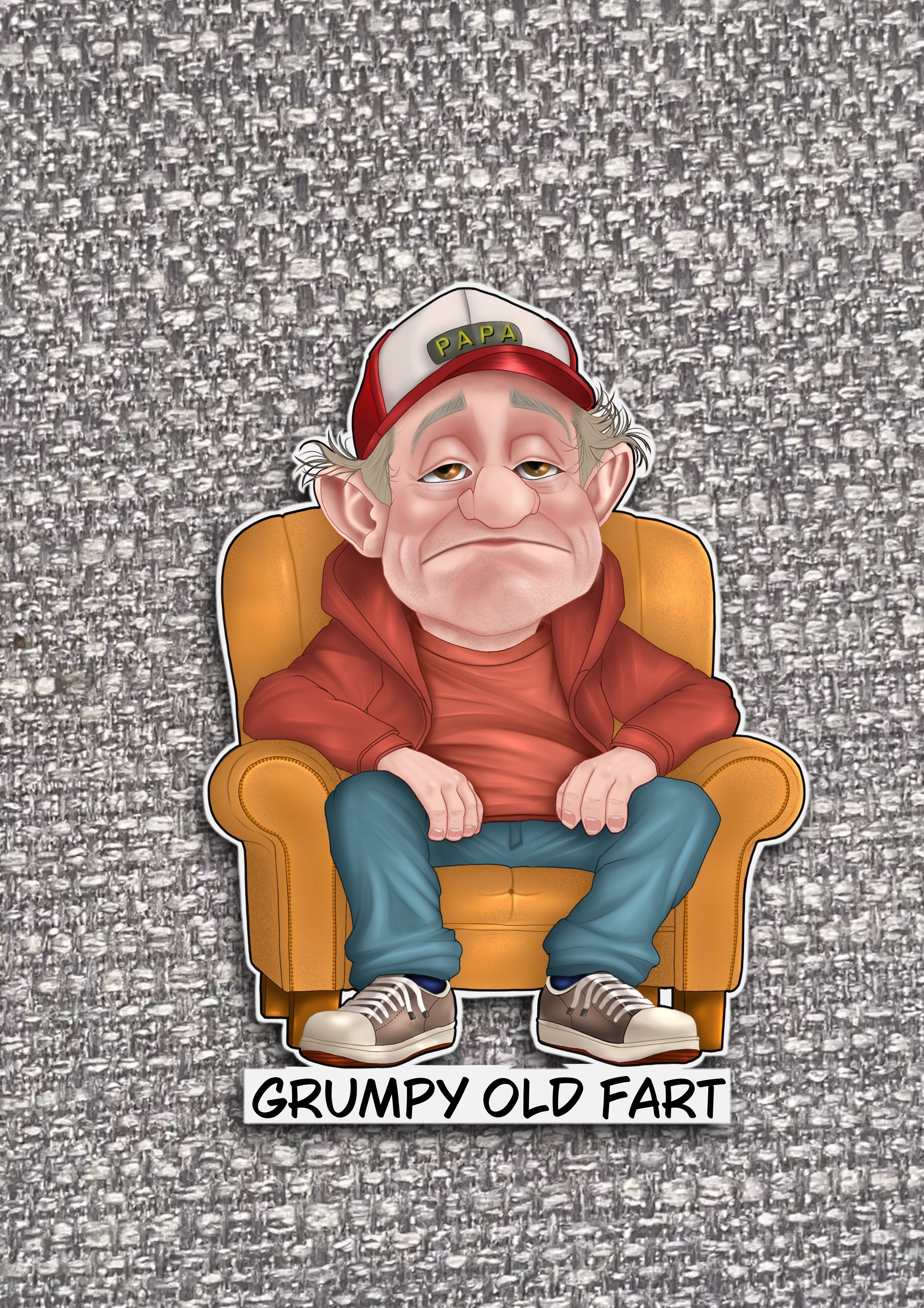 Old People Stickers with sayings