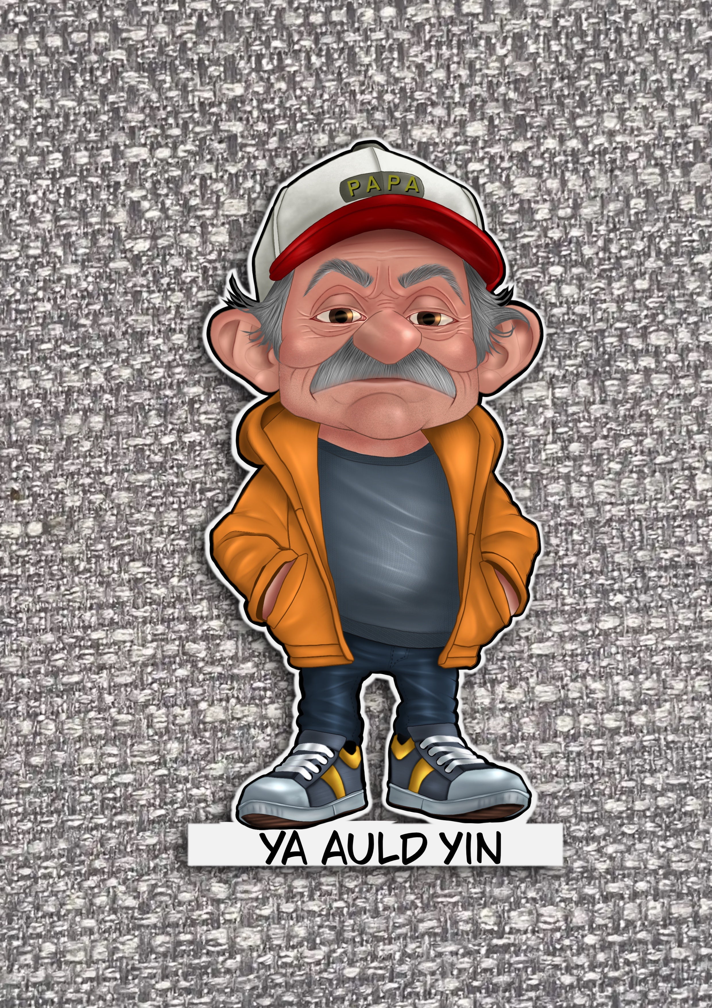 Old People Stickers with sayings “ya auld yin”