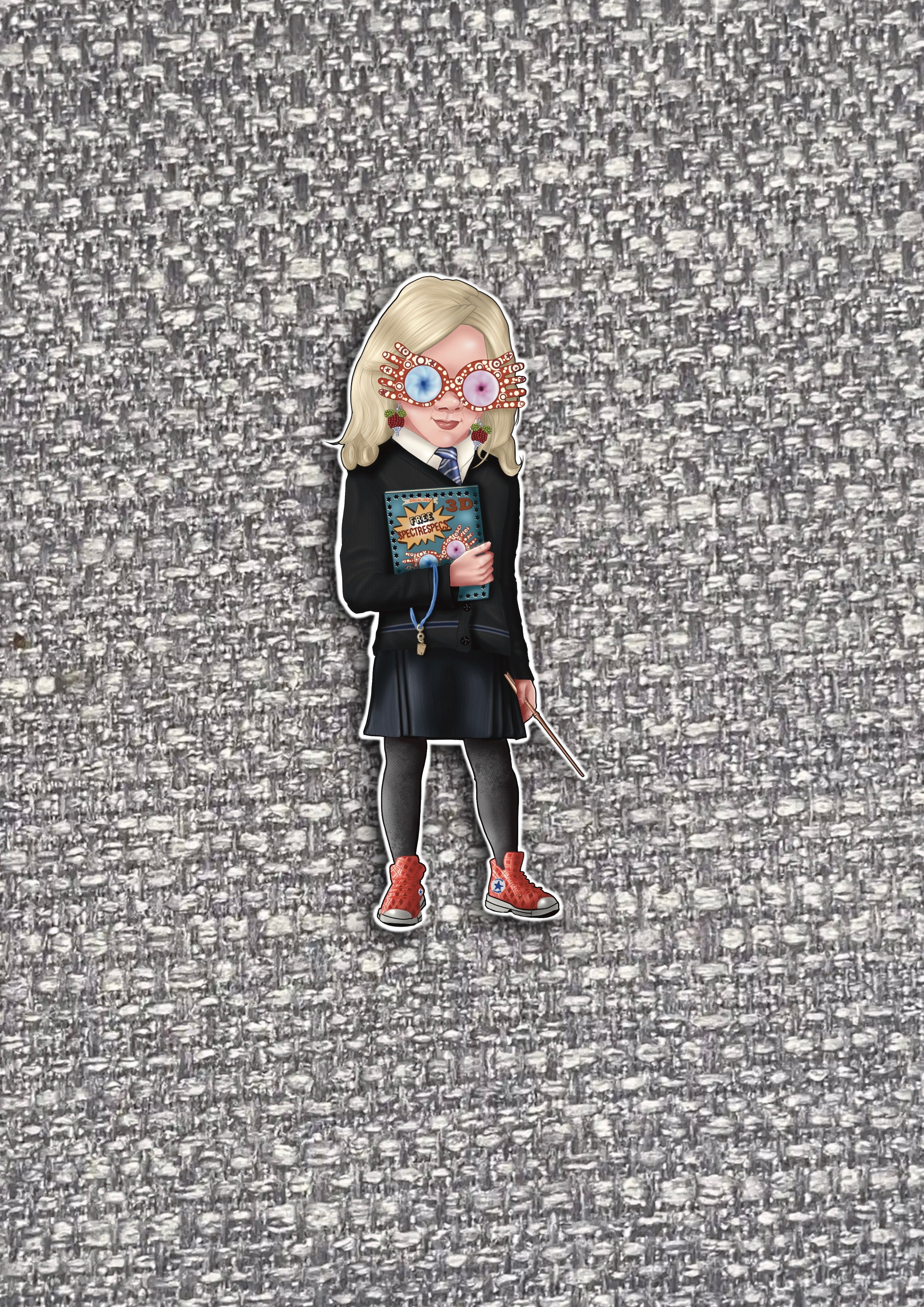 Harry Potter Vinyl Stickers Luna lovegood