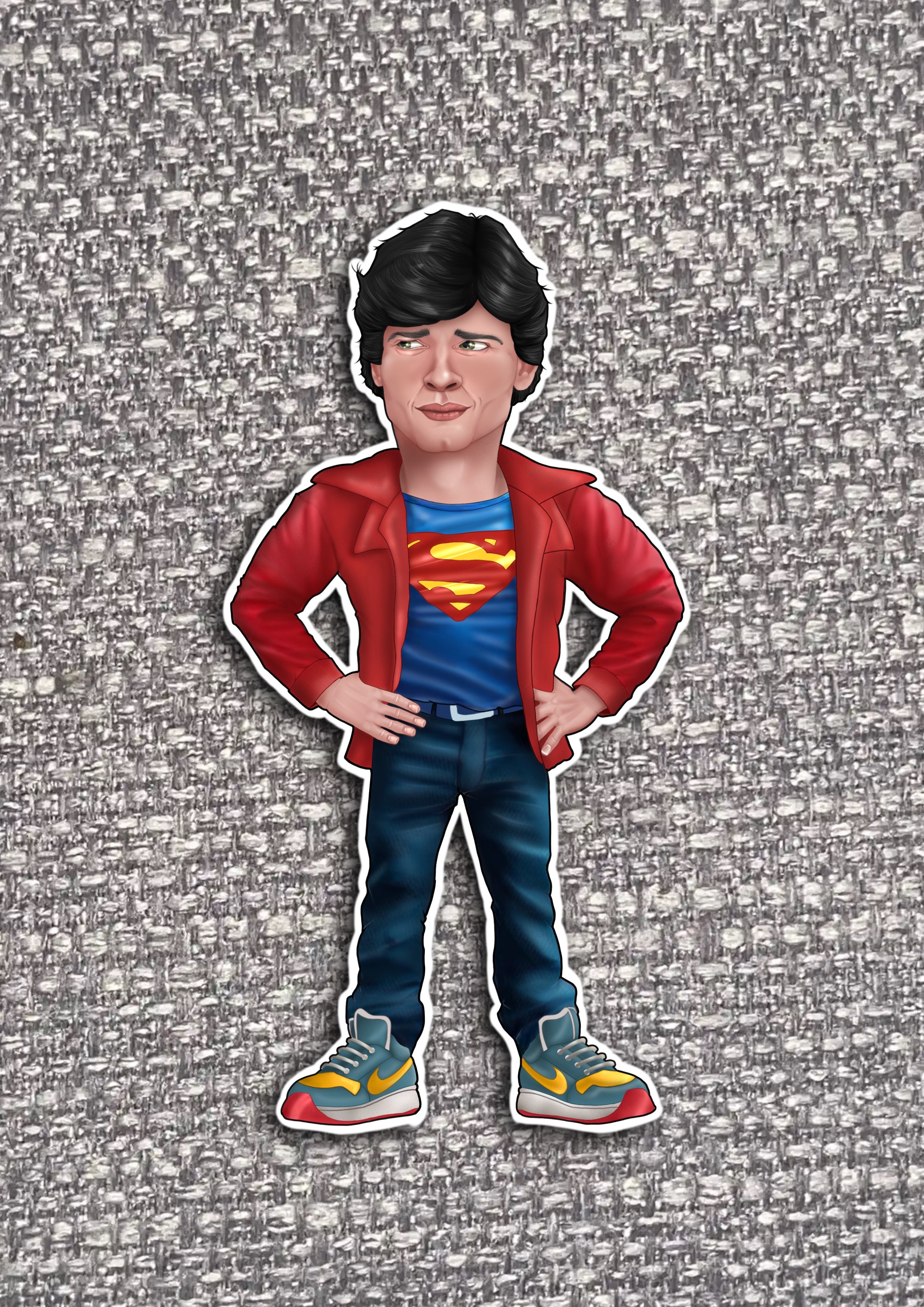 Smallville Vinyl Stickers Clark Kent Superman
