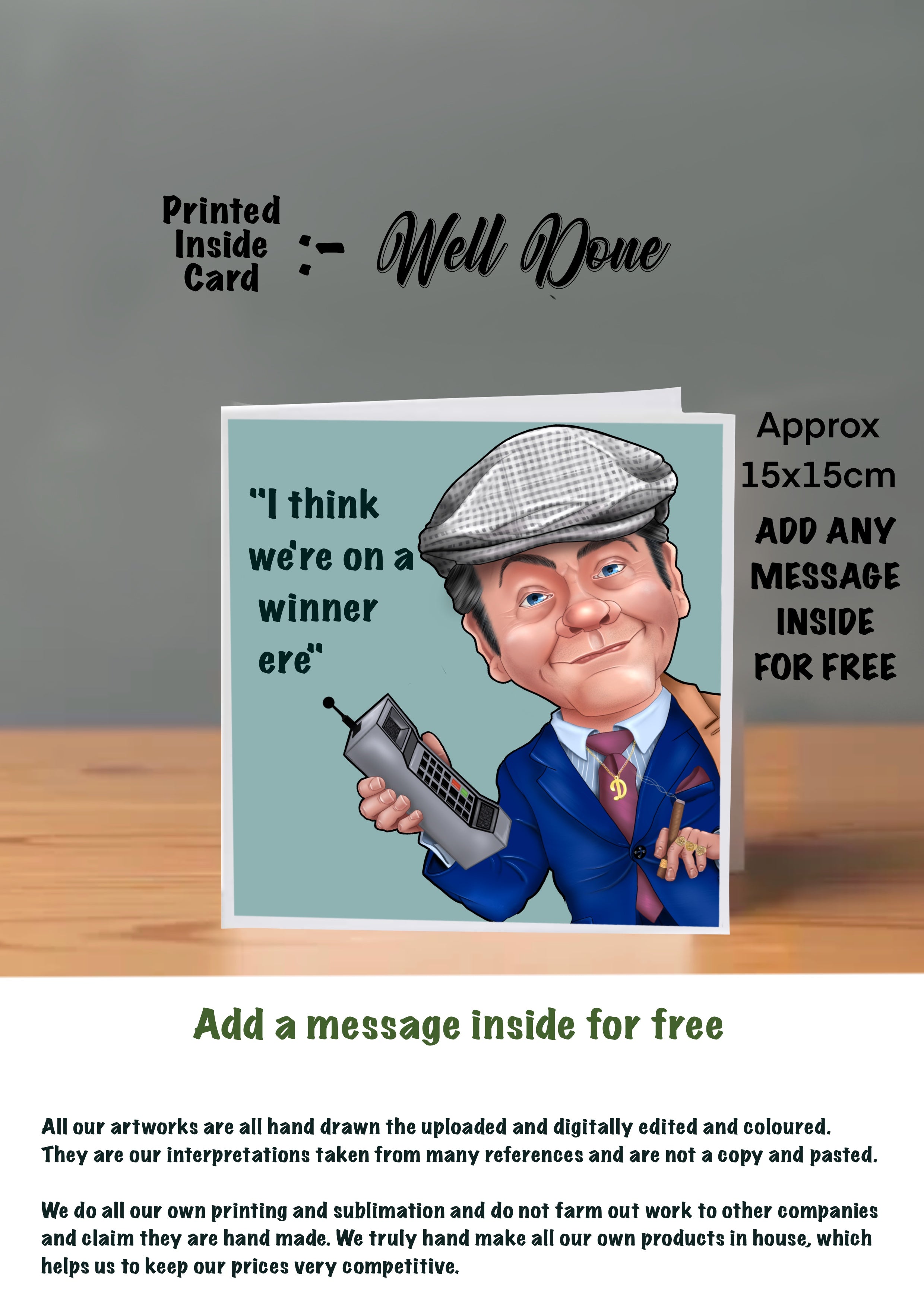 Only Fools And Horses Well Done Cards original hooky street heroes