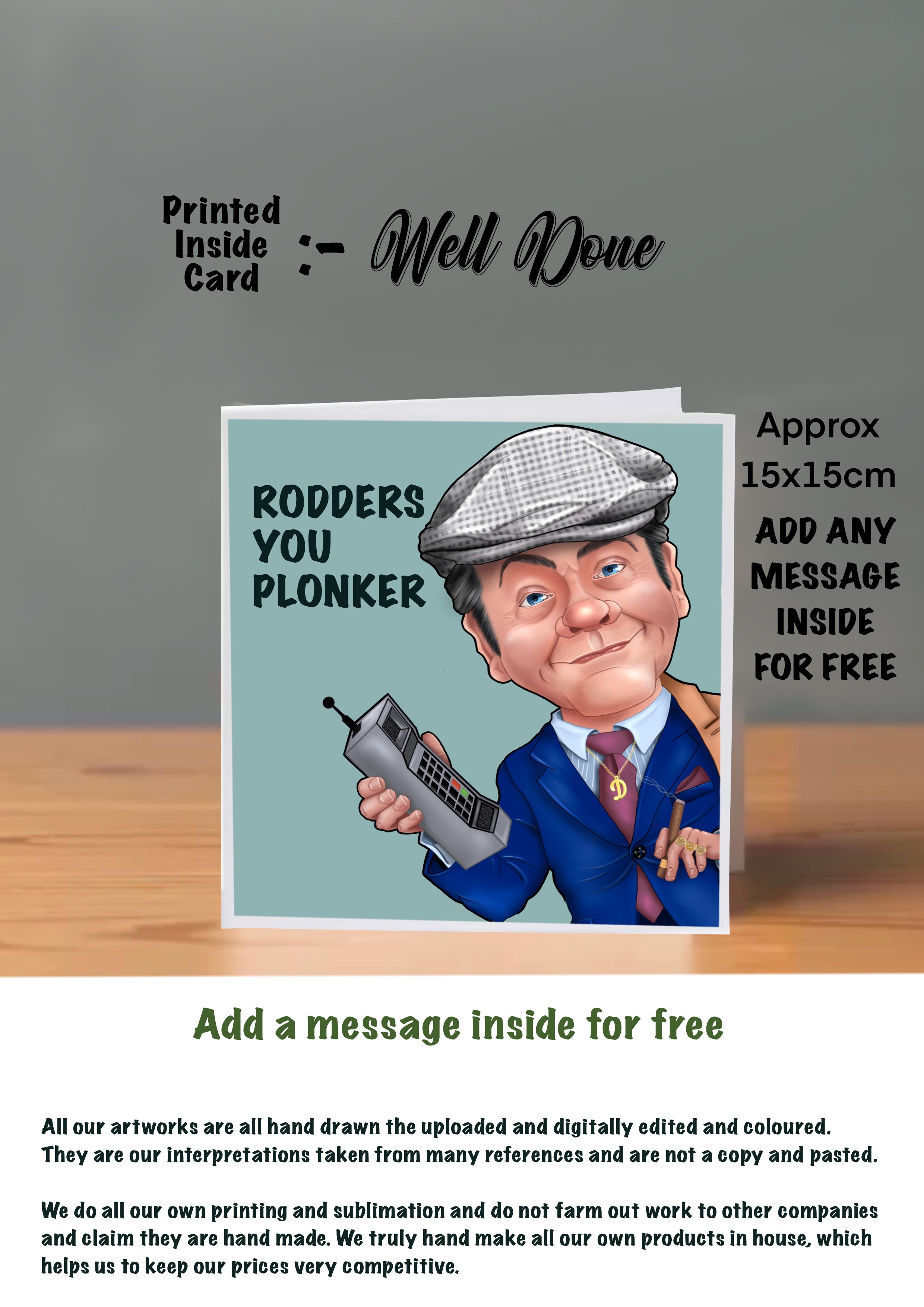 Only Fools And Horses Well Done Cards original hooky street heroes