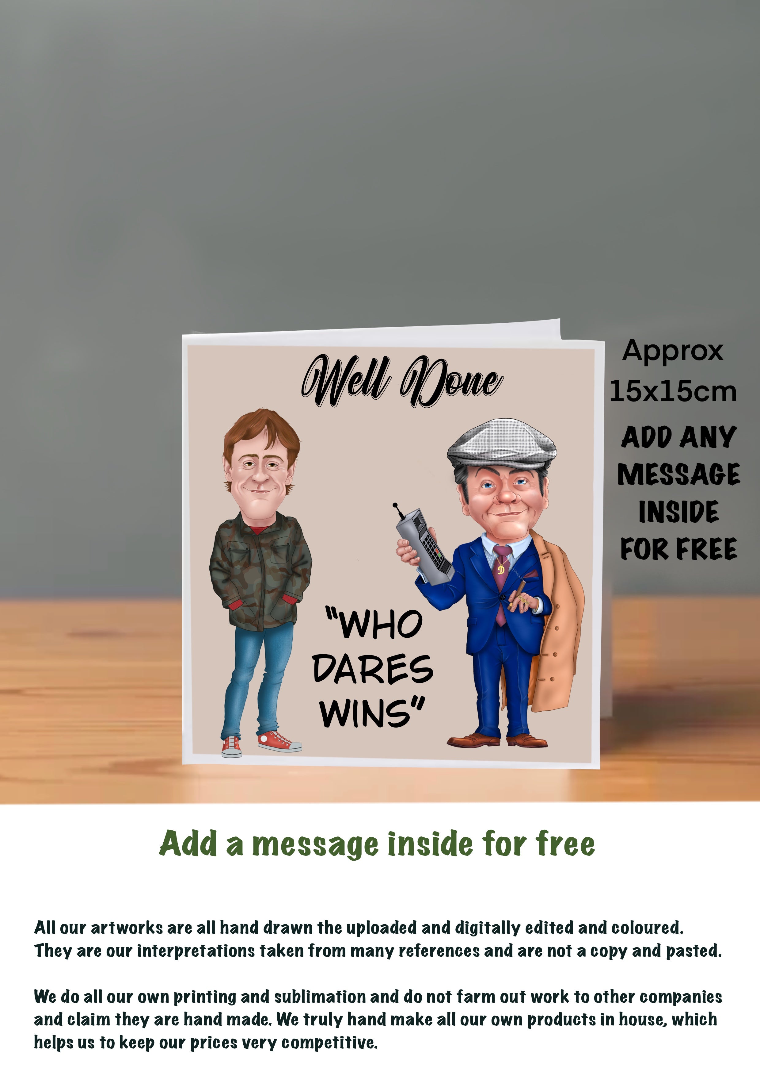Only Fools And Horses Well Done Cards original hooky street heroes