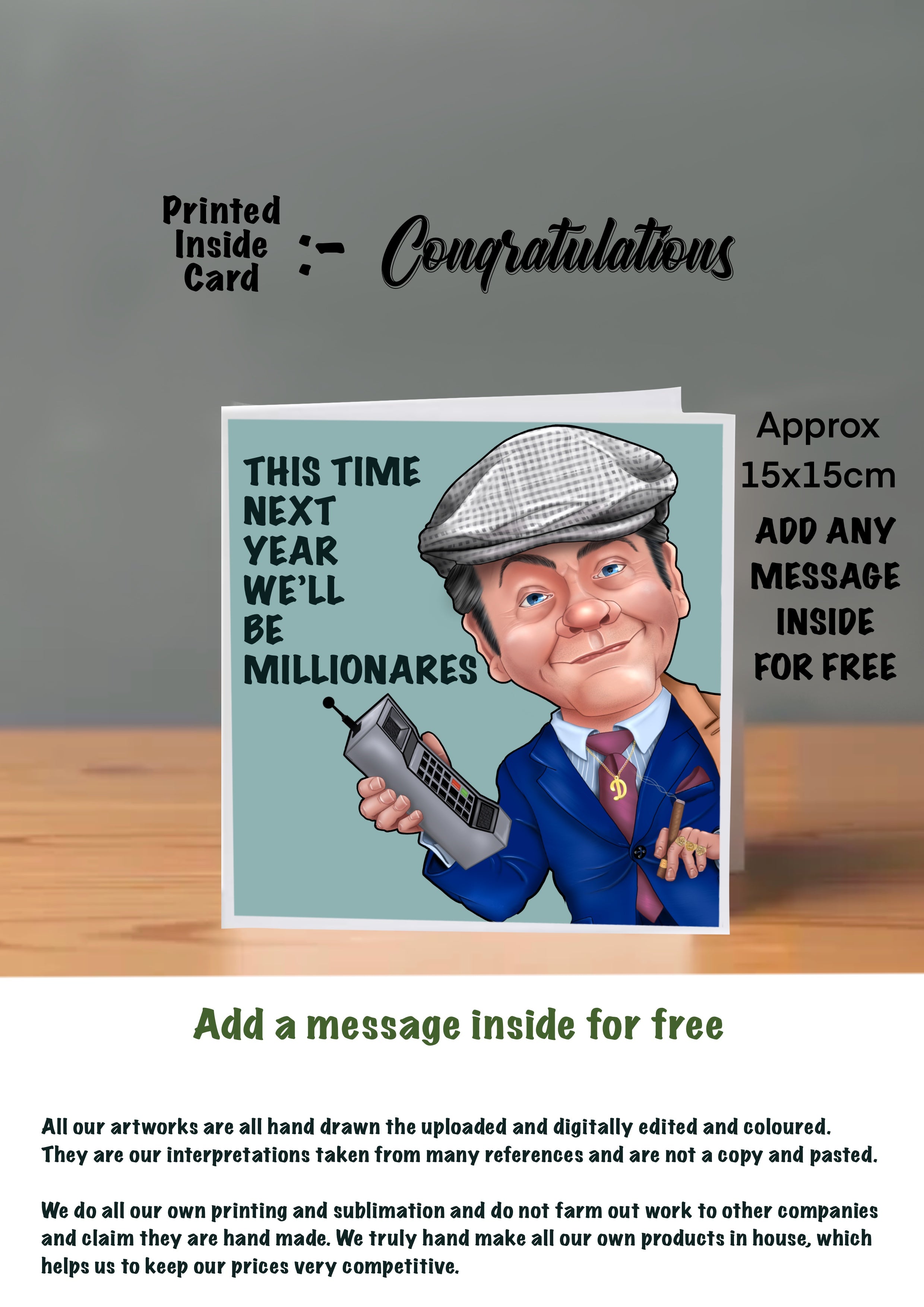 Only Fools And Horses Congratulations Cards original hooky street heroes