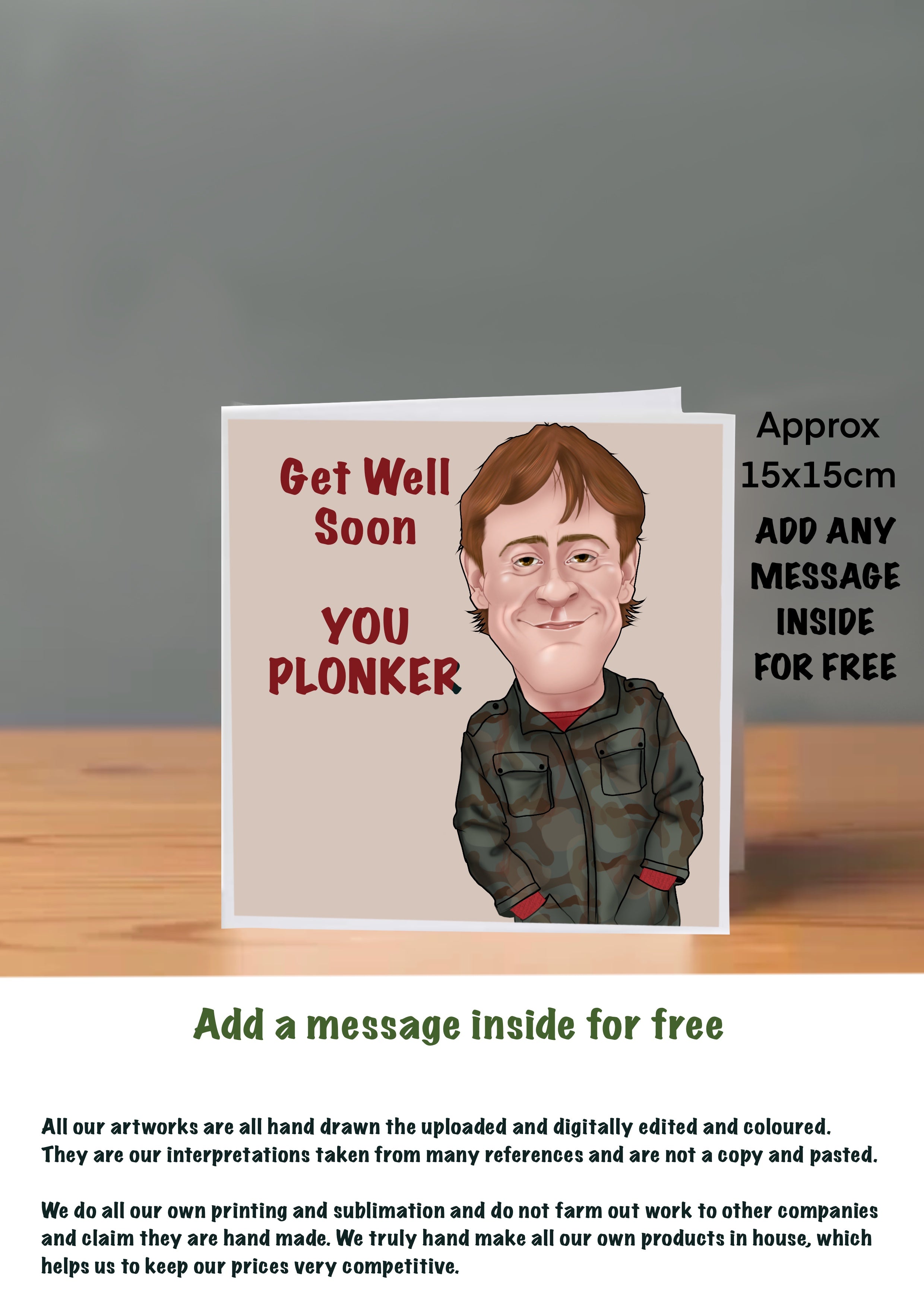 Only Fools And Horses Get Well Soon Cards original hooky street heroes
