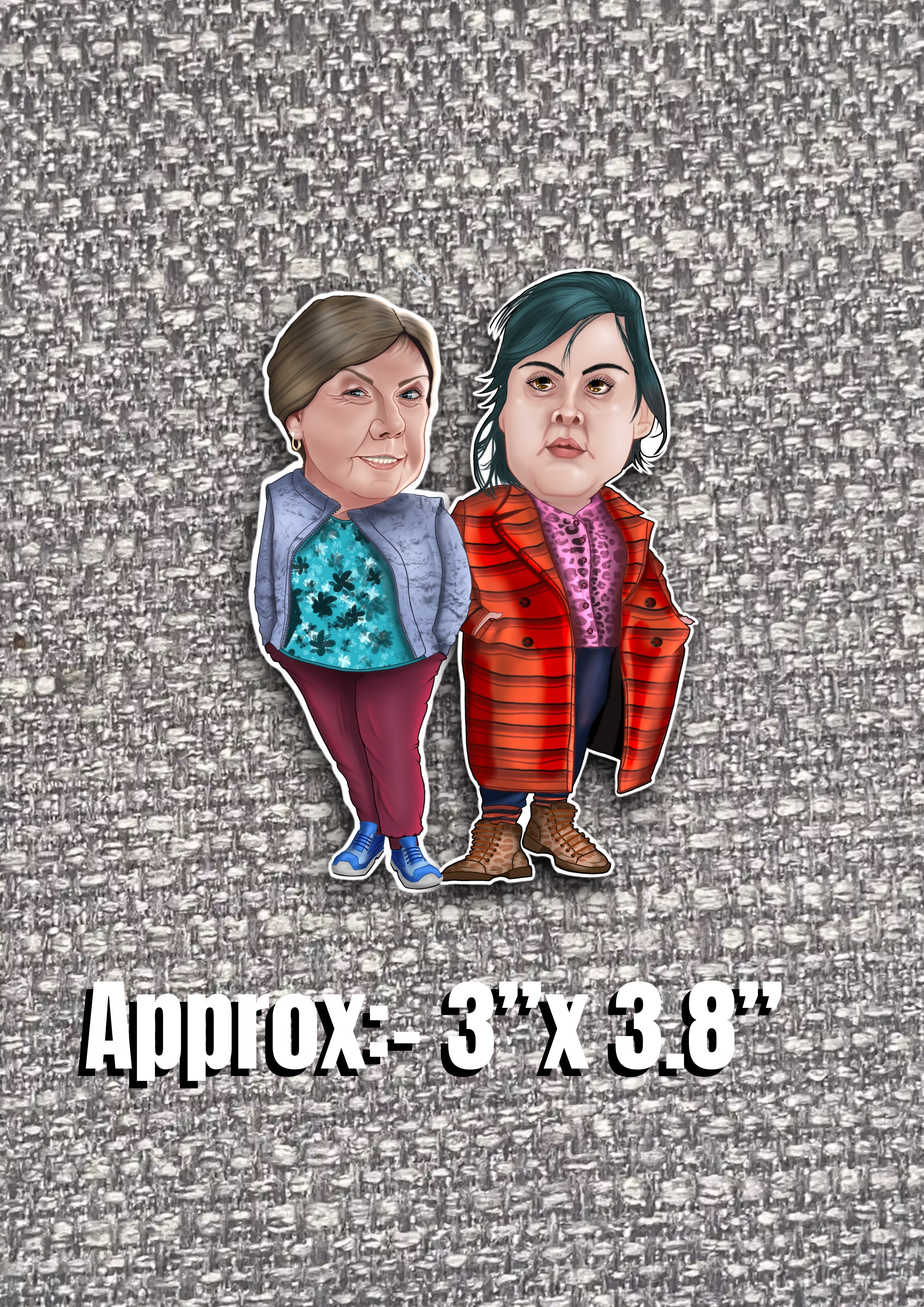 Two Doors Doon Vinyl Stickers by The Green Hoodie Collections
