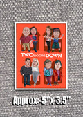 Two Doors Doon Vinyl Stickers by The Green Hoodie Collections