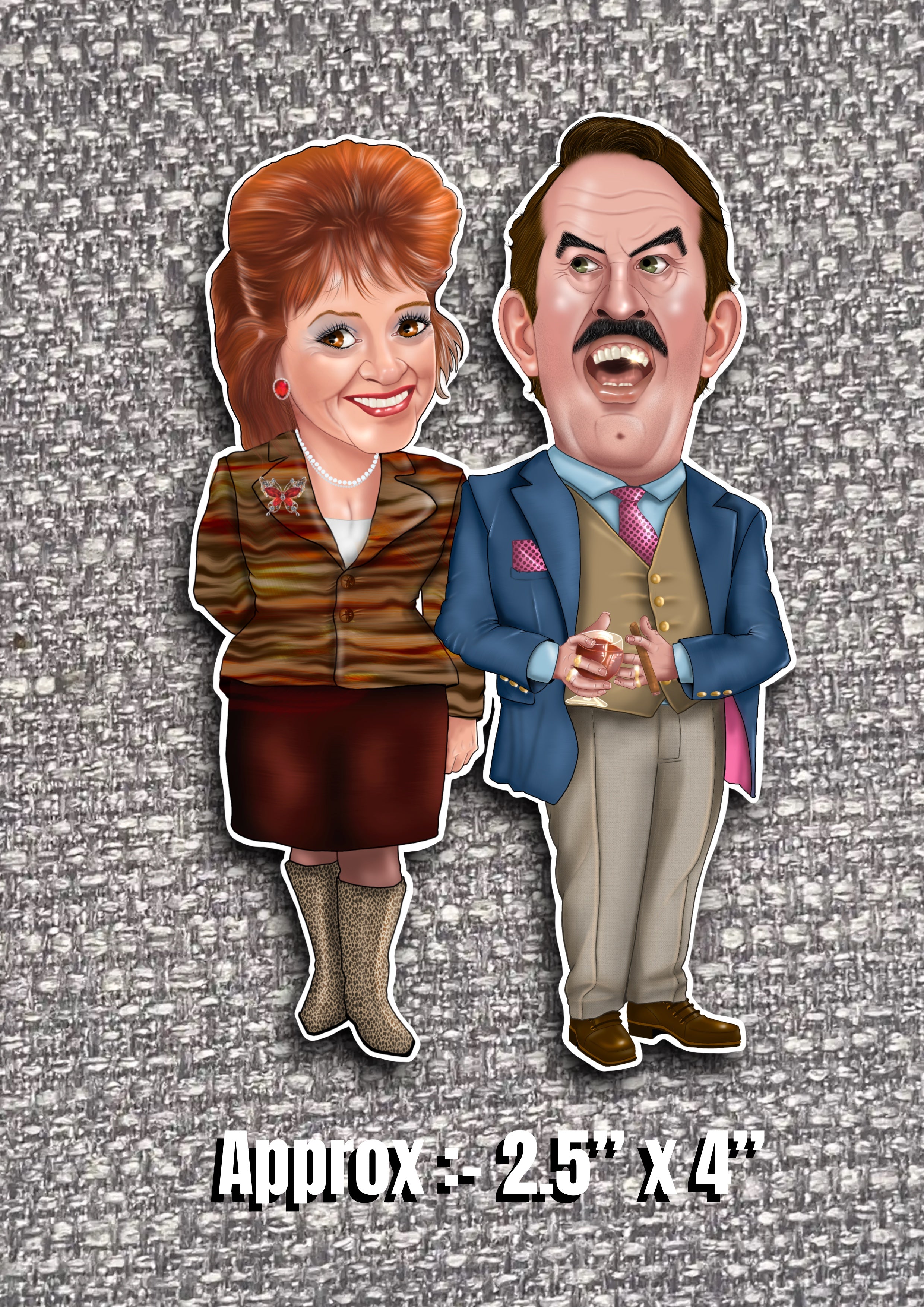 Only Fools & Horses Vinyl Stickers by The Green Hoodie Collections