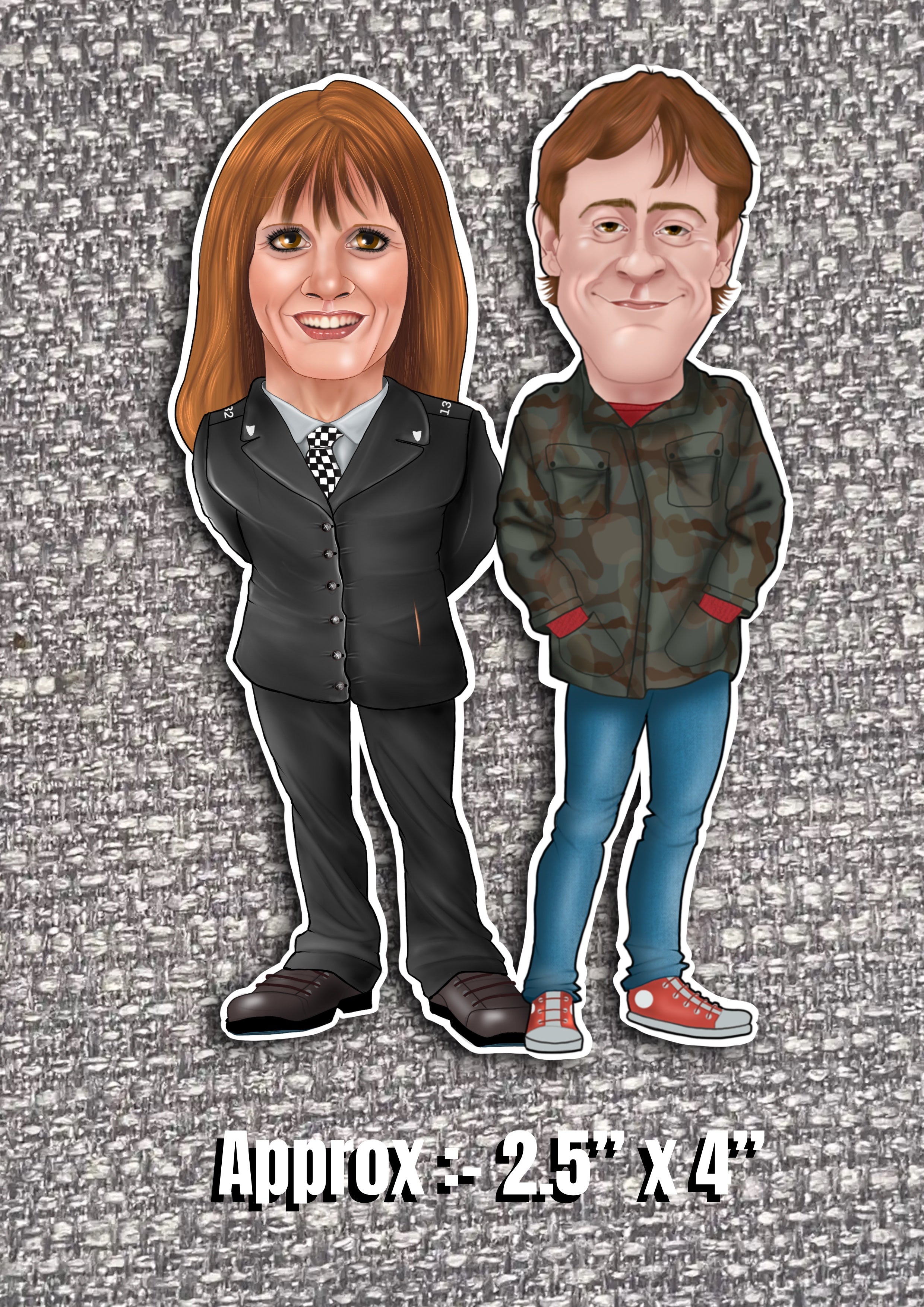 Only Fools & Horses Vinyl Stickers by The Green Hoodie Collections