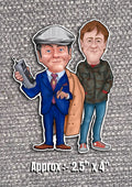 Only Fools & Horses Vinyl Stickers by The Green Hoodie Collections