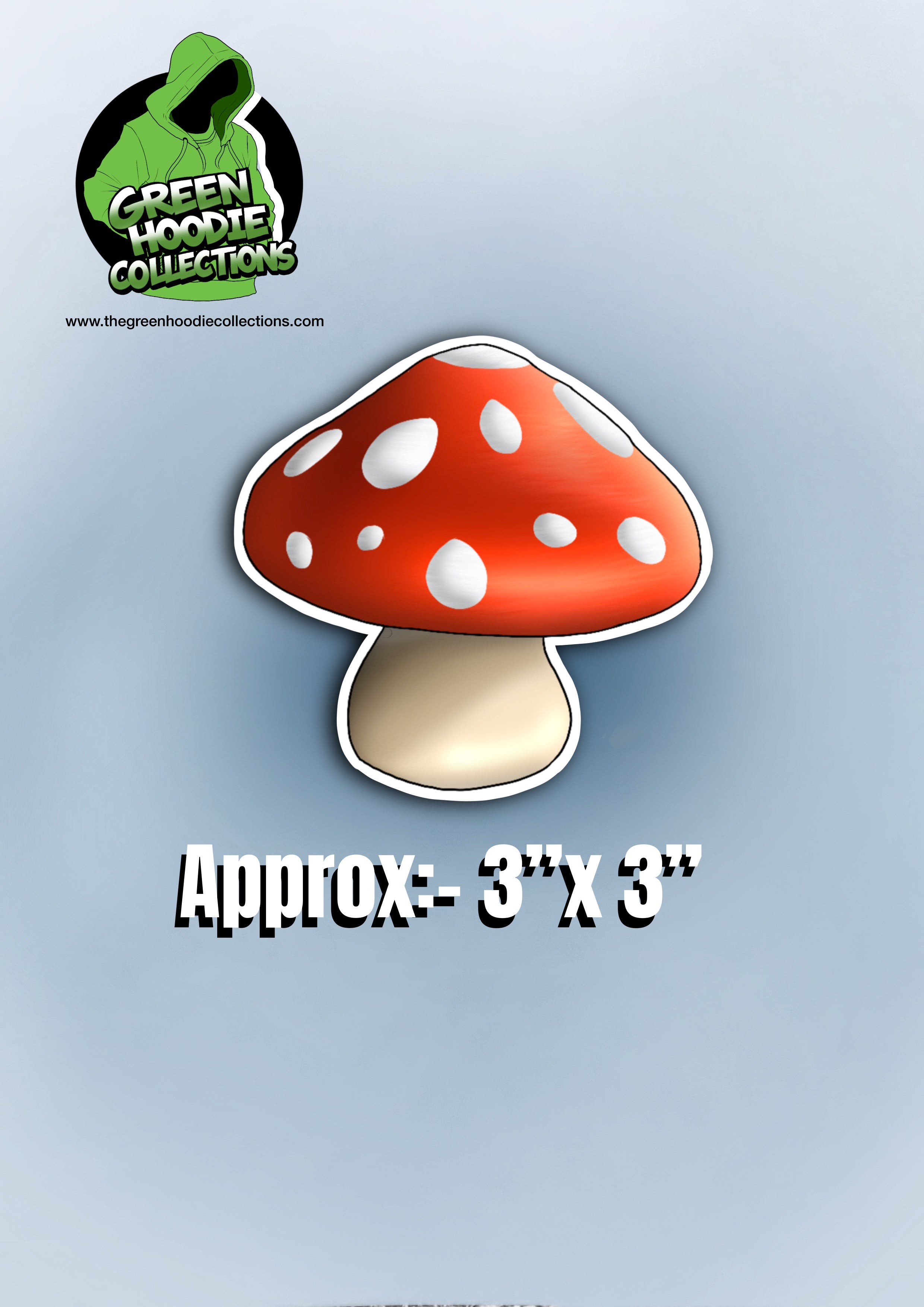 Mushroom Vinyl Stickers by The Green Hoodie Collections