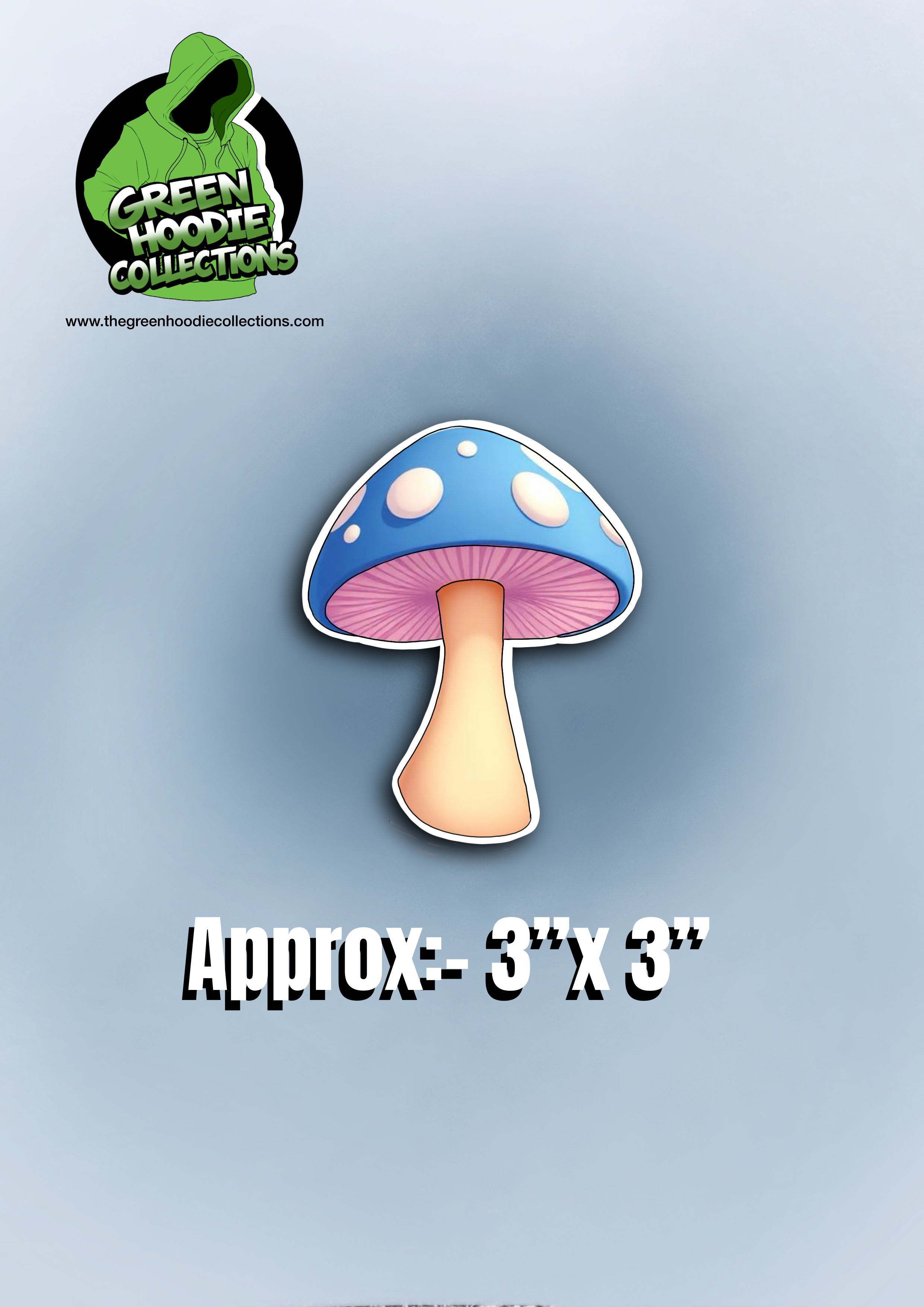 Mushroom Vinyl Stickers by The Green Hoodie Collections