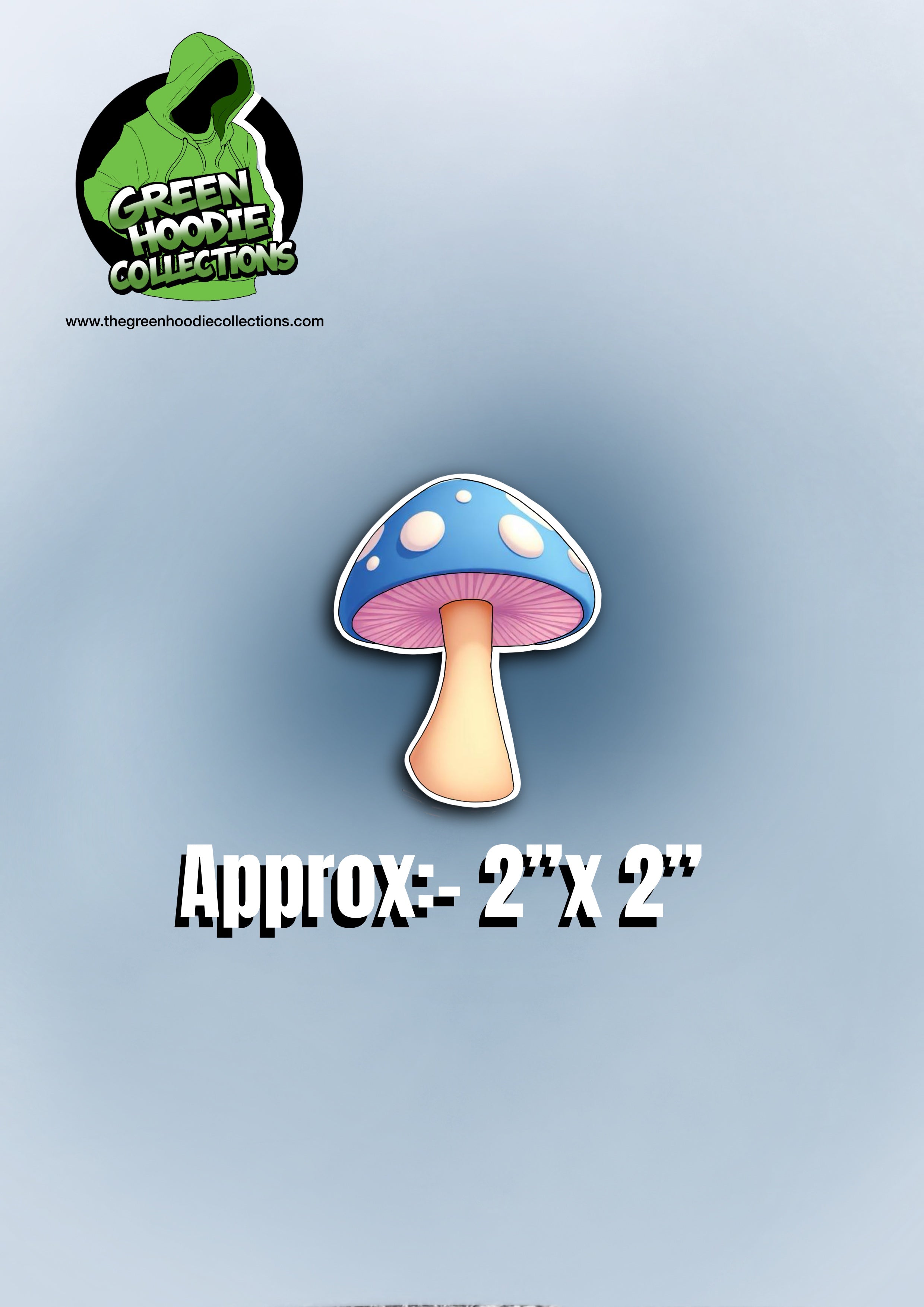 Mushroom Vinyl Stickers by The Green Hoodie Collections