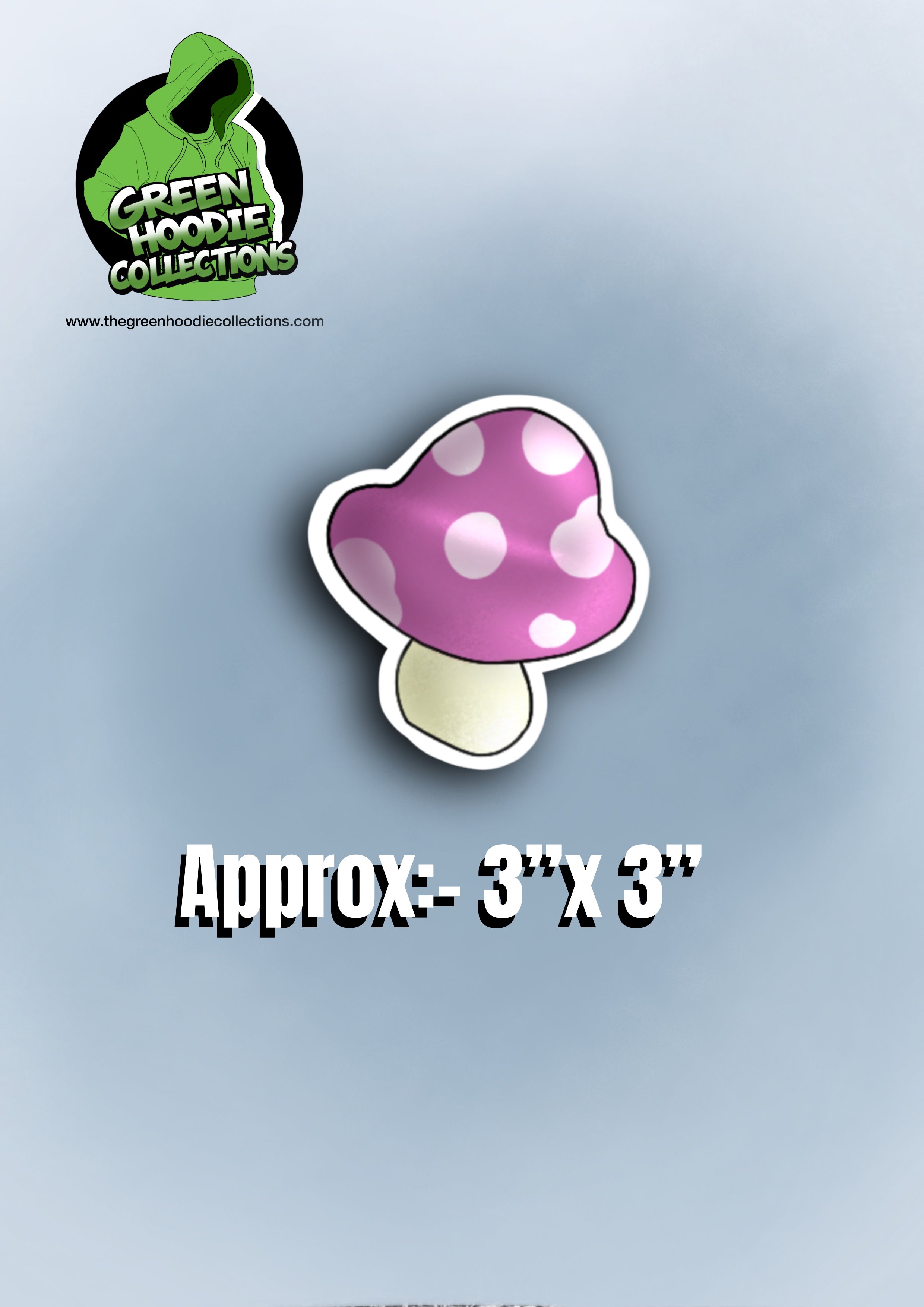 Mushroom Vinyl Stickers by The Green Hoodie Collections