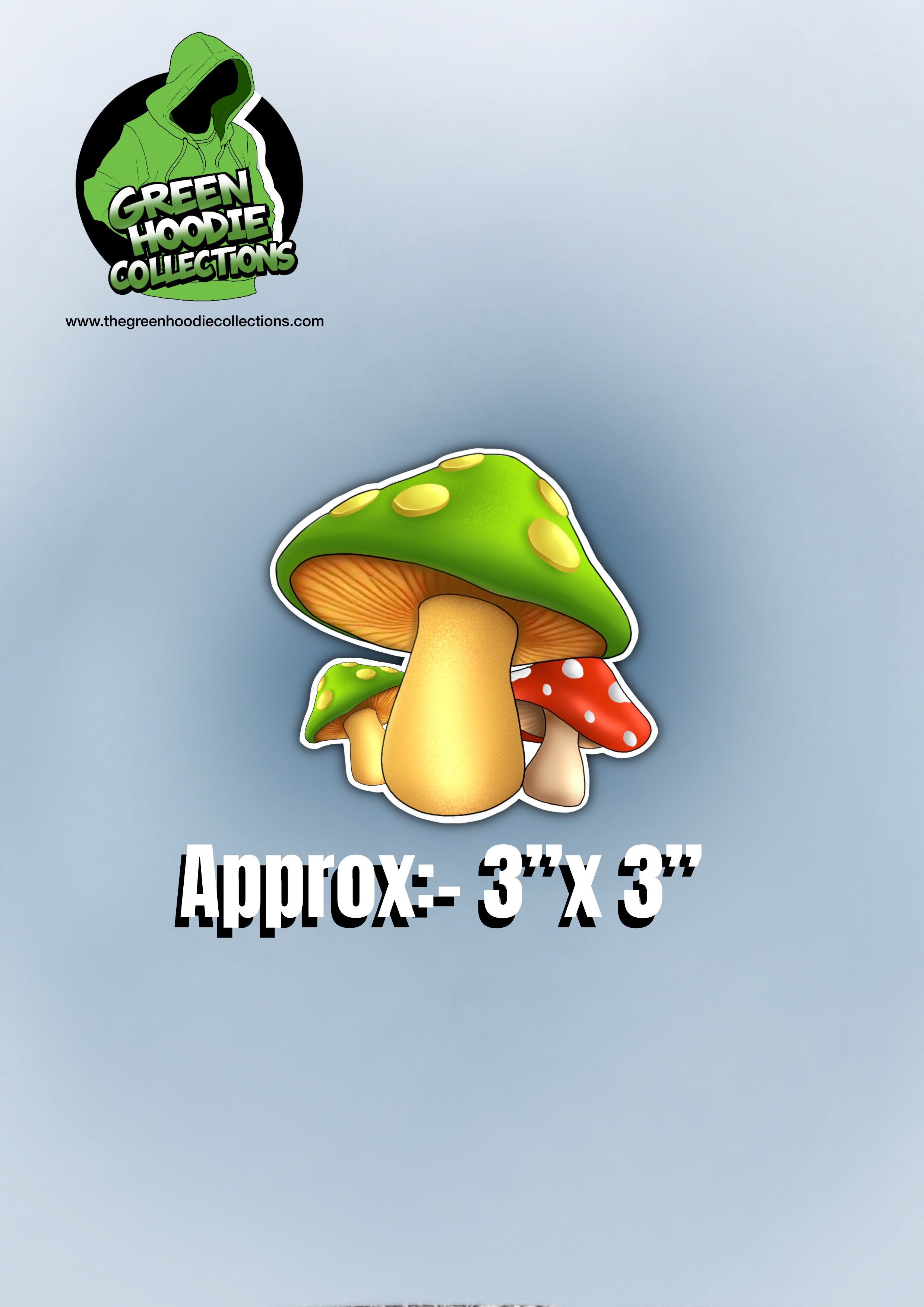 Mushroom Vinyl Stickers by The Green Hoodie Collections