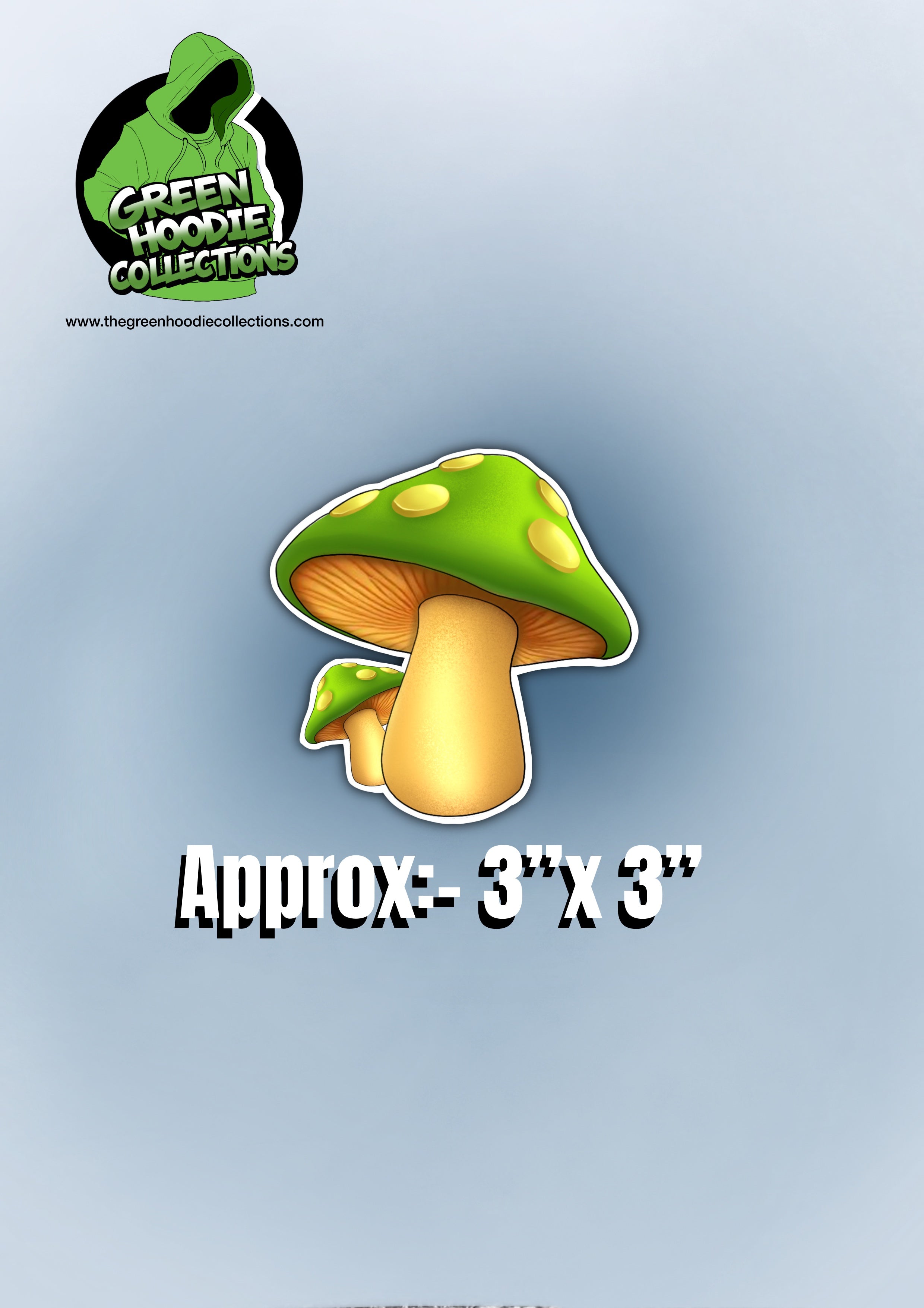 Mushroom Vinyl Stickers by The Green Hoodie Collections