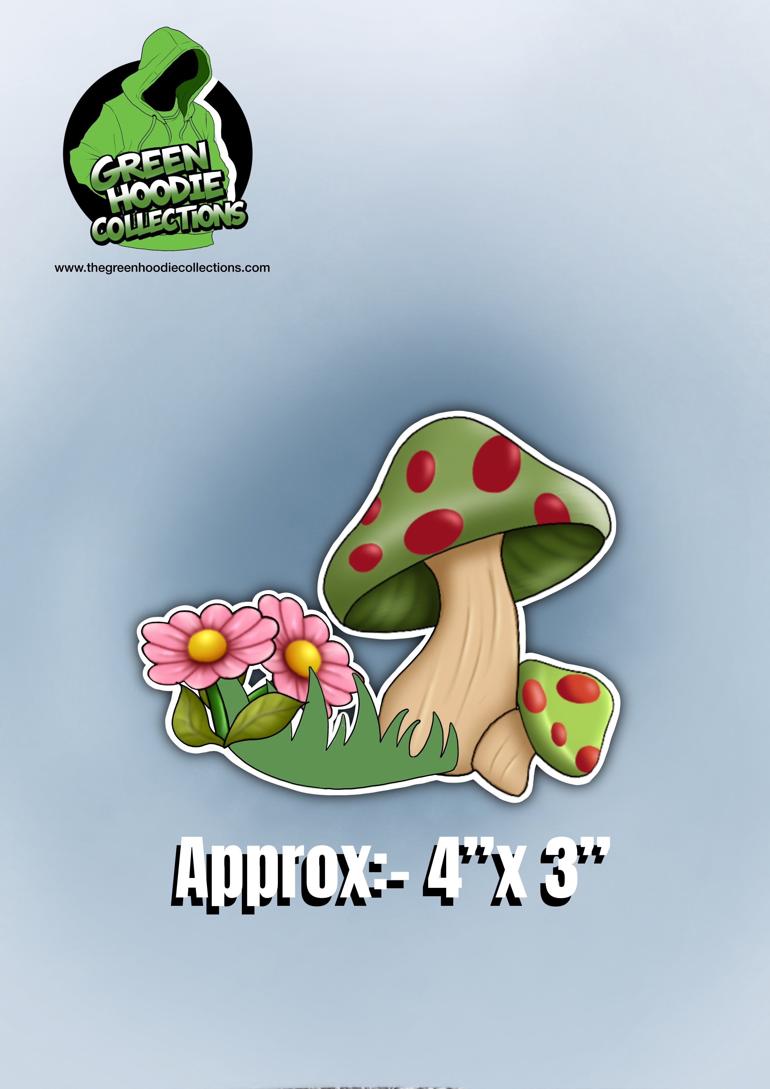 Mushroom Vinyl Stickers by The Green Hoodie Collections